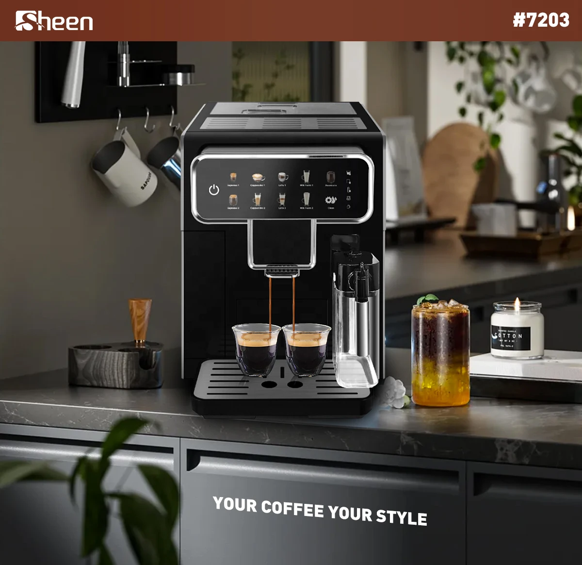 Commercial Profesional Touch Screen Smart Electric Multifunctional Fully Automatic Espresso Coffee Coffee Machine With Milk Box
Commercial Profesional Touch Screen Smart Electric Multifunctional Fully Automatic Espresso Coffee Coffee Machine With Milk Box