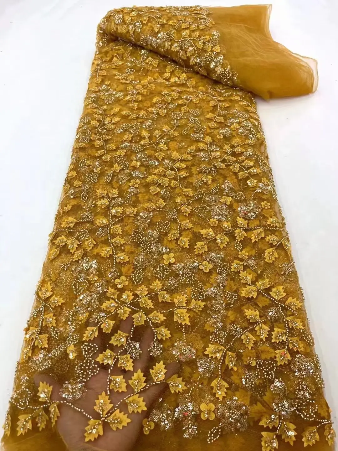 African Sequins beads Tulle SYJ-1228612 Lace Fabric High Quality Lace Nigerian Net Lace Fabrics For Women Party Wedding Sewin
African Sequins beads Tulle SYJ-1228612 Lace Fabric High Quality Lace Nigerian Net Lace Fabrics For Women Party Wedding Sewin