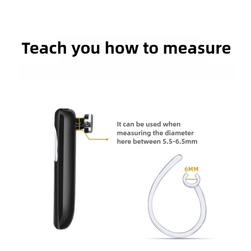 6MM Earbud Accessories for Bluetooth Headphones - Ear Tips Caps & Crystal Fixed Anti-Fall Ear Hooks (Sports Use)
6MM Earbud Accessories for Bluetooth Headphones - Ear Tips Caps & Crystal Fixed Anti-Fall Ear Hooks (Sports Use)