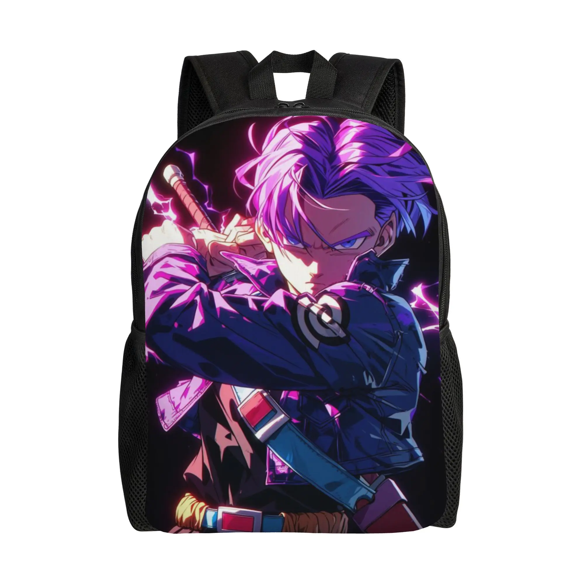 Trunks Backpack Back to school season Blue Vest Black Pants Warrior Kawaii Backpack
Trunks Backpack Back to school season Blue Vest Black Pants Warrior Kawaii Backpack