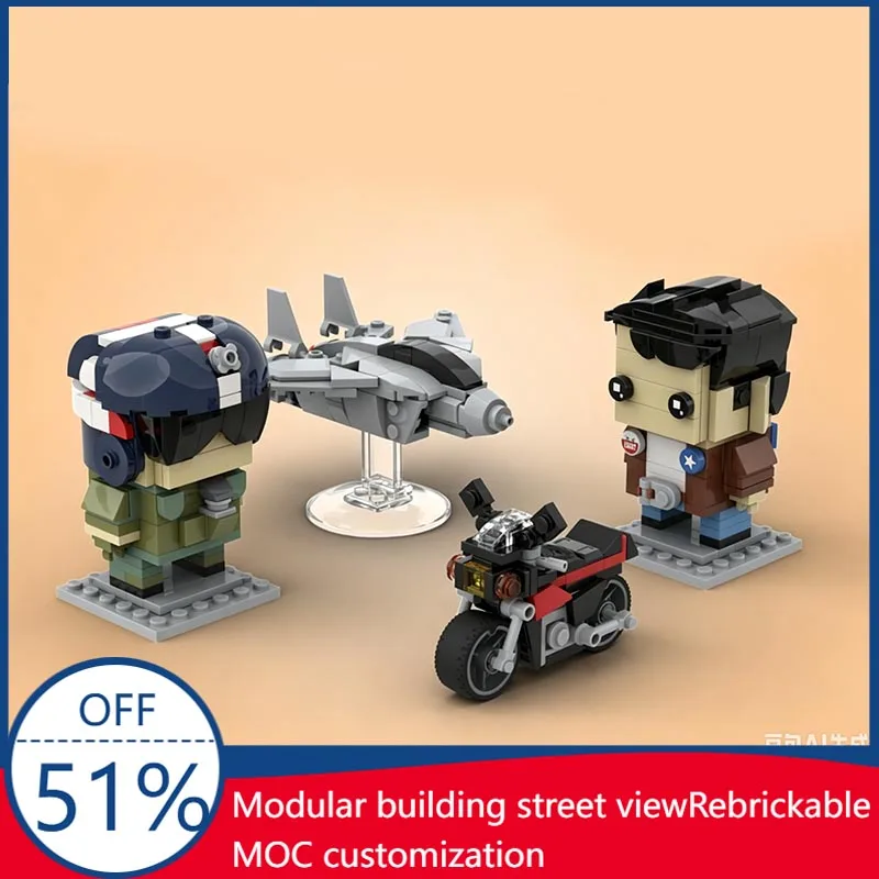 new 438PCS Maverick Top Gun Characters Collect MOC Model Custom Blocks DIY Assembly Educational Toy For Movie Fans Display Gift
new 438PCS Maverick Top Gun Characters Collect MOC Model Custom Blocks DIY Assembly Educational Toy For Movie Fans Display Gift