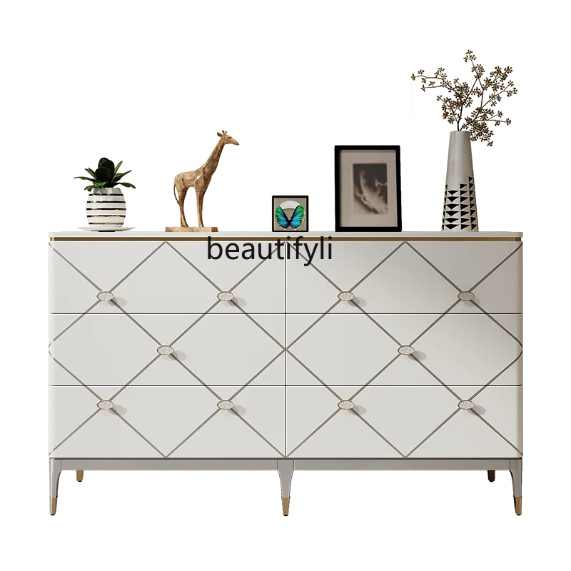 American light luxury chest cabinet foyer porch cabinet solid wood high-end bucket storage drawer cabinet
American light luxury chest cabinet foyer porch cabinet solid wood high-end bucket storage drawer cabinet