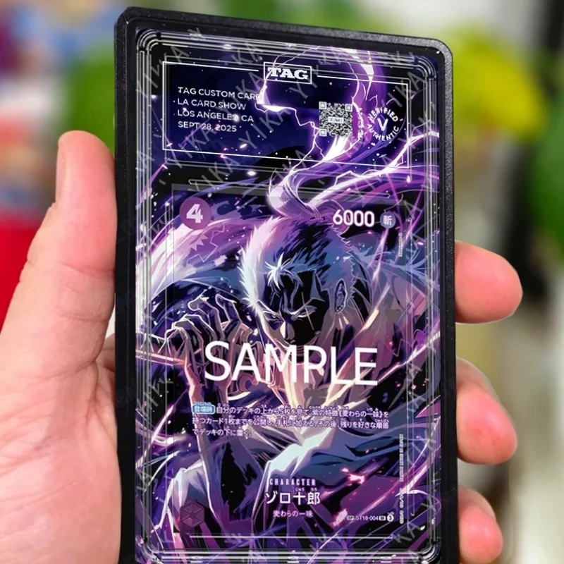 Acrylic Psa Display Card Opcg Card Protective Case One Piece Roronoa Zoro Display Stand for Psa Graded Card Display Self-Made
Acrylic Psa Display Card Opcg Card Protective Case One Piece Roronoa Zoro Display Stand for Psa Graded Card Display Self-Made