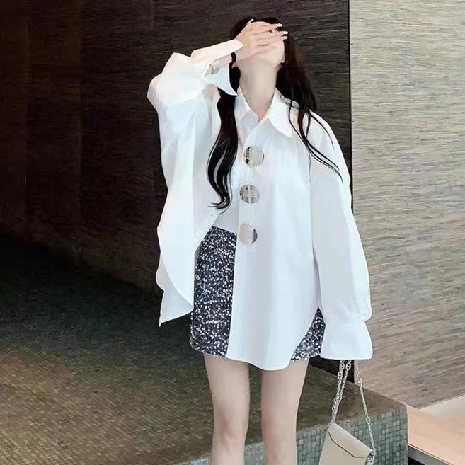 Unique Elegant Long Sleeve Women's Shirt Pink Design Sensation Small Audience Spring New Arrival Commute Style Korean Version
Unique Elegant Long Sleeve Women's Shirt Pink Design Sensation Small Audience Spring New Arrival Commute Style Korean Version