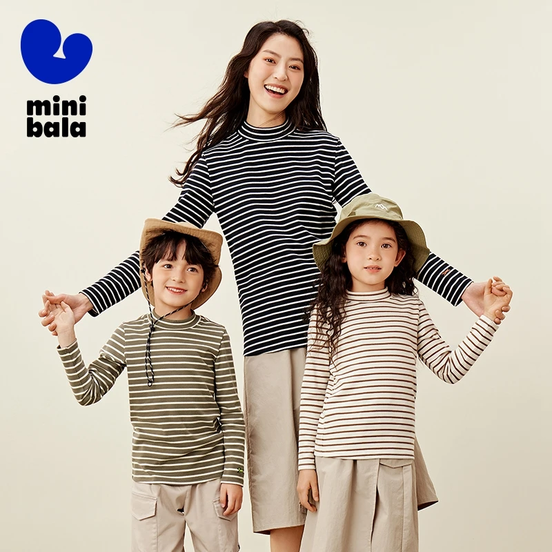 Mini Bala Children's T-Shirt 2024 Autumn and Winter New Product Base T-Shirt Family Versatile Long Sleeve Top
Mini Bala Children's T-Shirt 2024 Autumn and Winter New Product Base T-Shirt Family Versatile Long Sleeve Top
