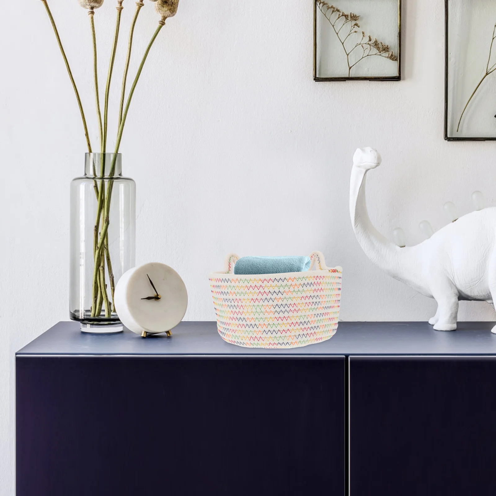 1pc Cat Ear Storage Basket Woven Cotton Rope Organizer For Nursery Kids Room Decorative Bin Home Office Towel Holder
1pc Cat Ear Storage Basket Woven Cotton Rope Organizer For Nursery Kids Room Decorative Bin Home Office Towel Holder