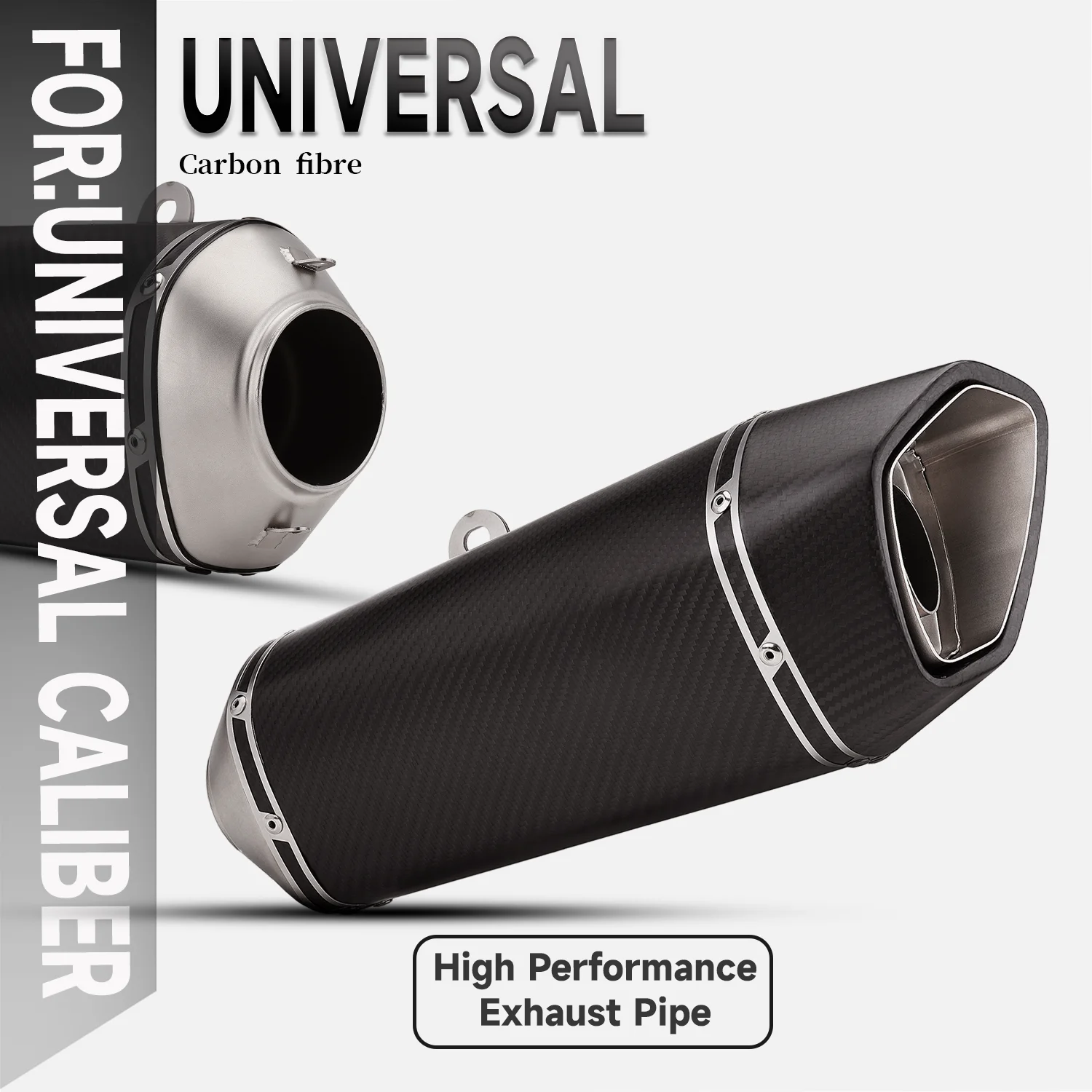 51mm/60mm Universal Motorcycle Exhaust SC1-R Muffler Carbon fiber Modified Escape Moto DB Killer For MT09 MT07 ZX4R ZX6R R6
51mm/60mm Universal Motorcycle Exhaust SC1-R Muffler Carbon fiber Modified Escape Moto DB Killer For MT09 MT07 ZX4R ZX6R R6