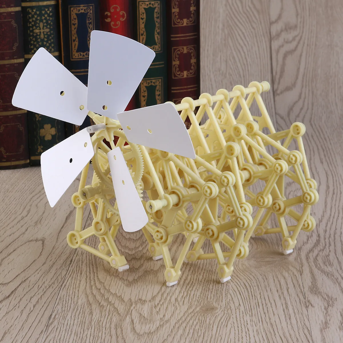 Wind-Powered Strandbeest Assembly Walker Miniature DIY Kit 20x13cm 11Cm Back Height 17Cm Propeller Top Tool
Wind-Powered Strandbeest Assembly Walker Miniature DIY Kit 20x13cm 11Cm Back Height 17Cm Propeller Top Tool