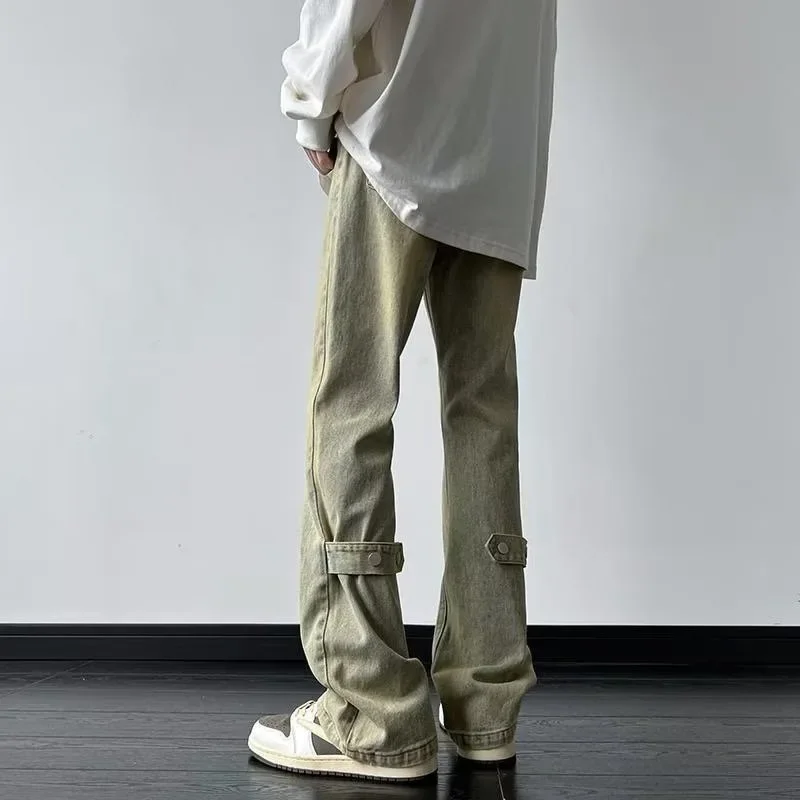 Fashion Brand Yellow Mud Jeans Men Spring and Fall Lace-up American Retro Vibe Pants High Street Casual Straight Leg Pants
Fashion Brand Yellow Mud Jeans Men Spring and Fall Lace-up American Retro Vibe Pants High Street Casual Straight Leg Pants