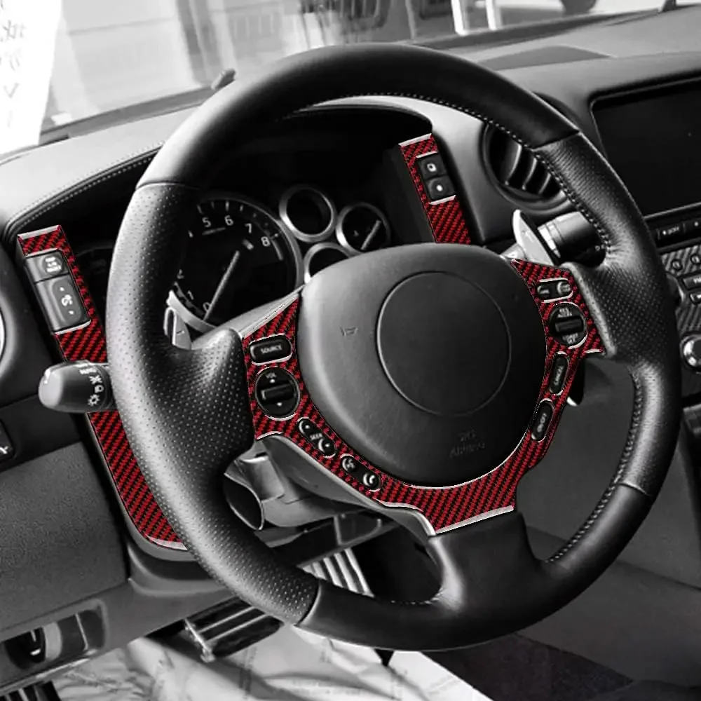 Carbon Fiber Steering Wheel Button Frame Trim for Nissan GTR R35 2008-2016 Interior Dashboard Speed Meter Cover Decoration
Carbon Fiber Steering Wheel Button Frame Trim for Nissan GTR R35 2008-2016 Interior Dashboard Speed Meter Cover Decoration