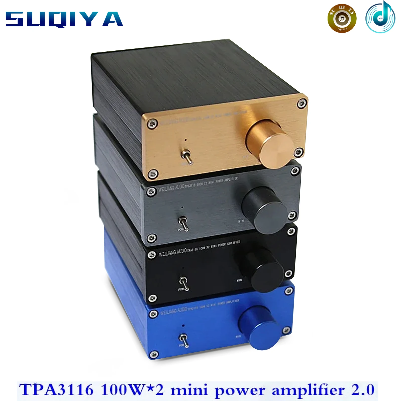 SUQIYA-Audio Tpa3116 2.0 Class D Mini Digital Power Amplifier Maximum Output Power 100w*2
SUQIYA-Audio Tpa3116 2.0 Class D Mini Digital Power Amplifier Maximum Output Power 100w*2