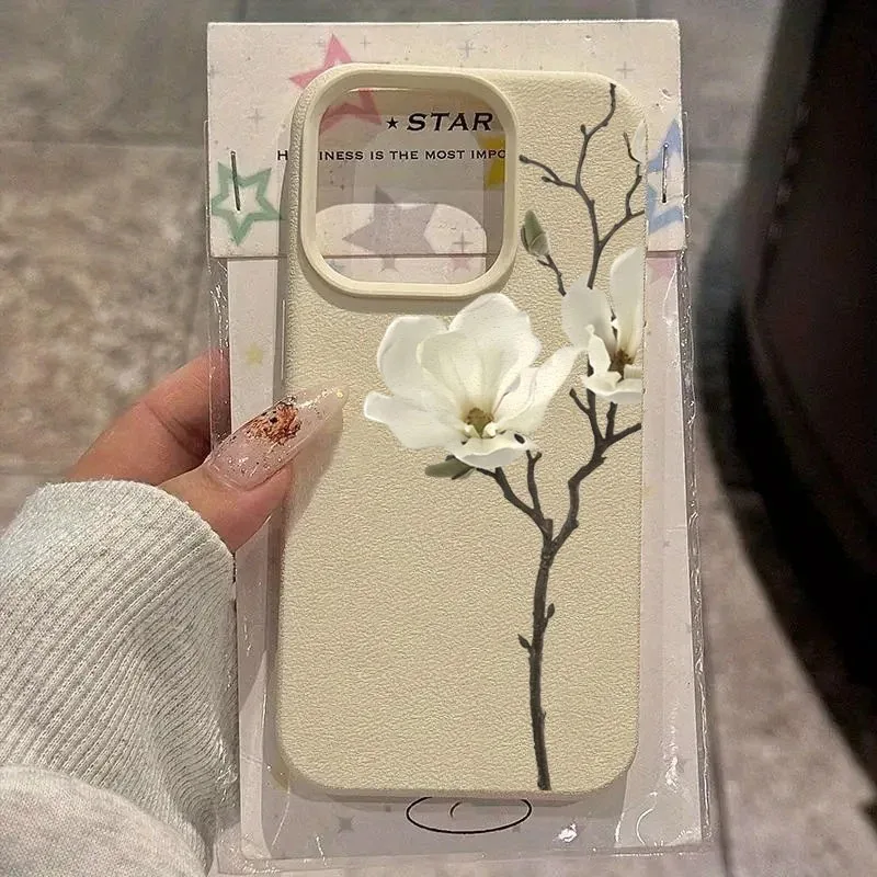 White Magnolia Flower Soft Case For Samsung A05S A06 A07 A15 A16 A17 A34 A35 A53 A54 A55 S23 S24 FE S25 Ultra A26 A36 A56 Cover
White Magnolia Flower Soft Case For Samsung A05S A06 A07 A15 A16 A17 A34 A35 A53 A54 A55 S23 S24 FE S25 Ultra A26 A36 A56 Cover