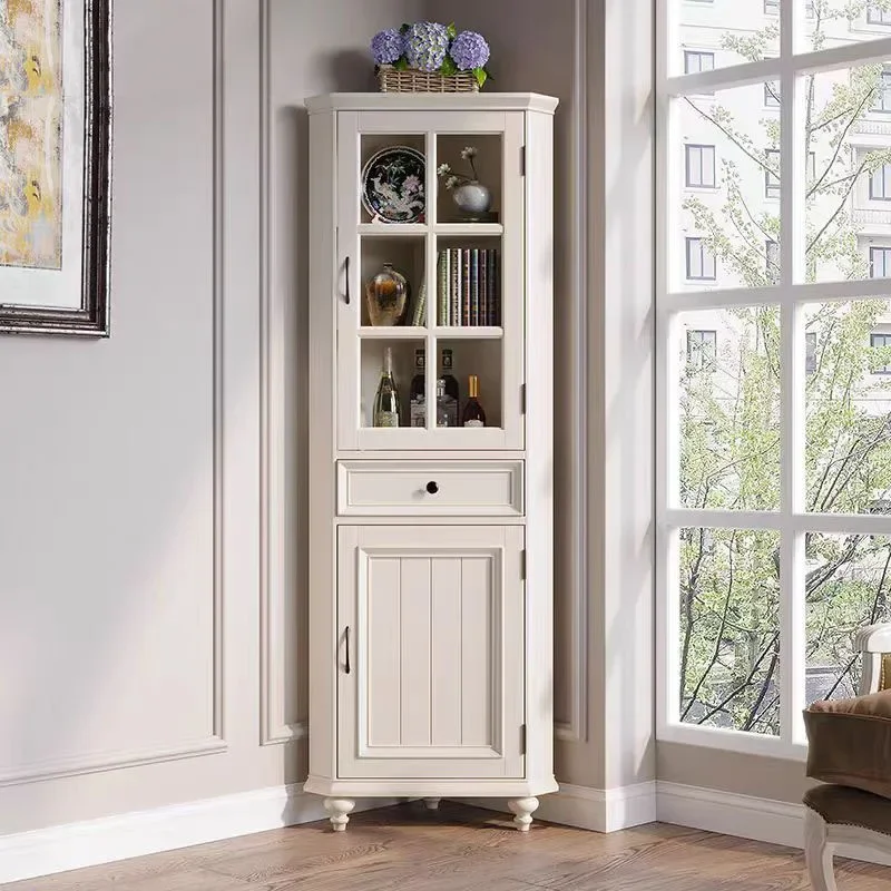 K Solid wood corner cabinet Living room corner corner locker
K Solid wood corner cabinet Living room corner corner locker