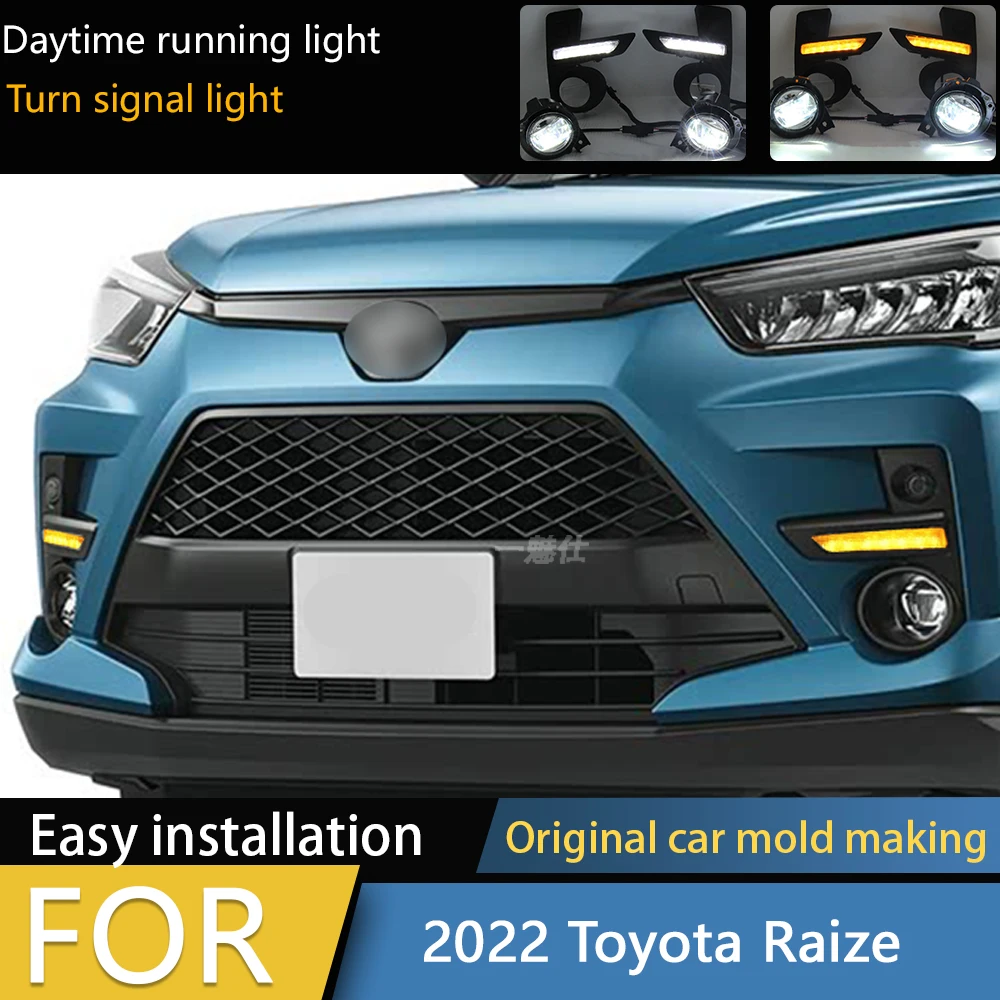 2PCS For Toyota Raize 2022 LED Daytime Running Light Fog Lights DRL Driving Fog Lamp turn signal With Wire Switch
2PCS For Toyota Raize 2022 LED Daytime Running Light Fog Lights DRL Driving Fog Lamp turn signal With Wire Switch