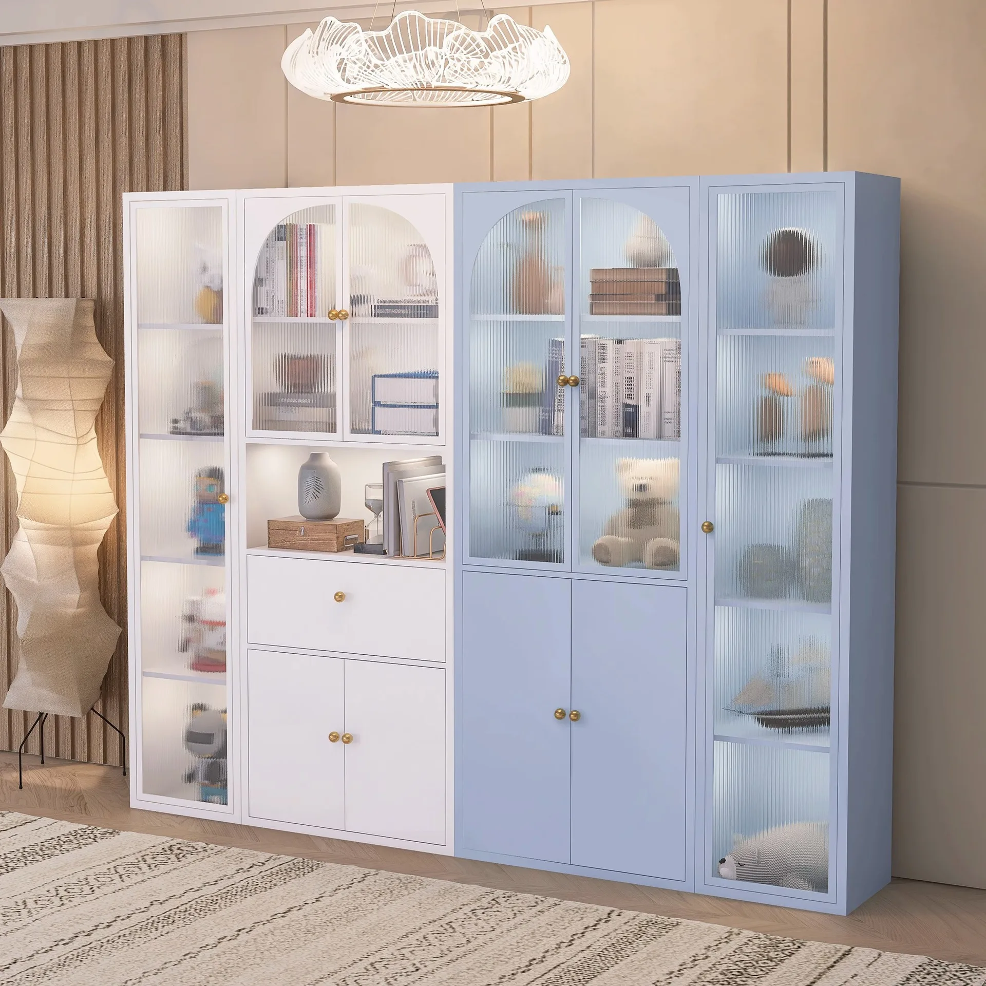 Iron bookshelf, household glass door storage, children's storage cabinet, Nordic floor to ceiling modern iron sheet display, liv
Iron bookshelf, household glass door storage, children's storage cabinet, Nordic floor to ceiling modern iron sheet display, liv