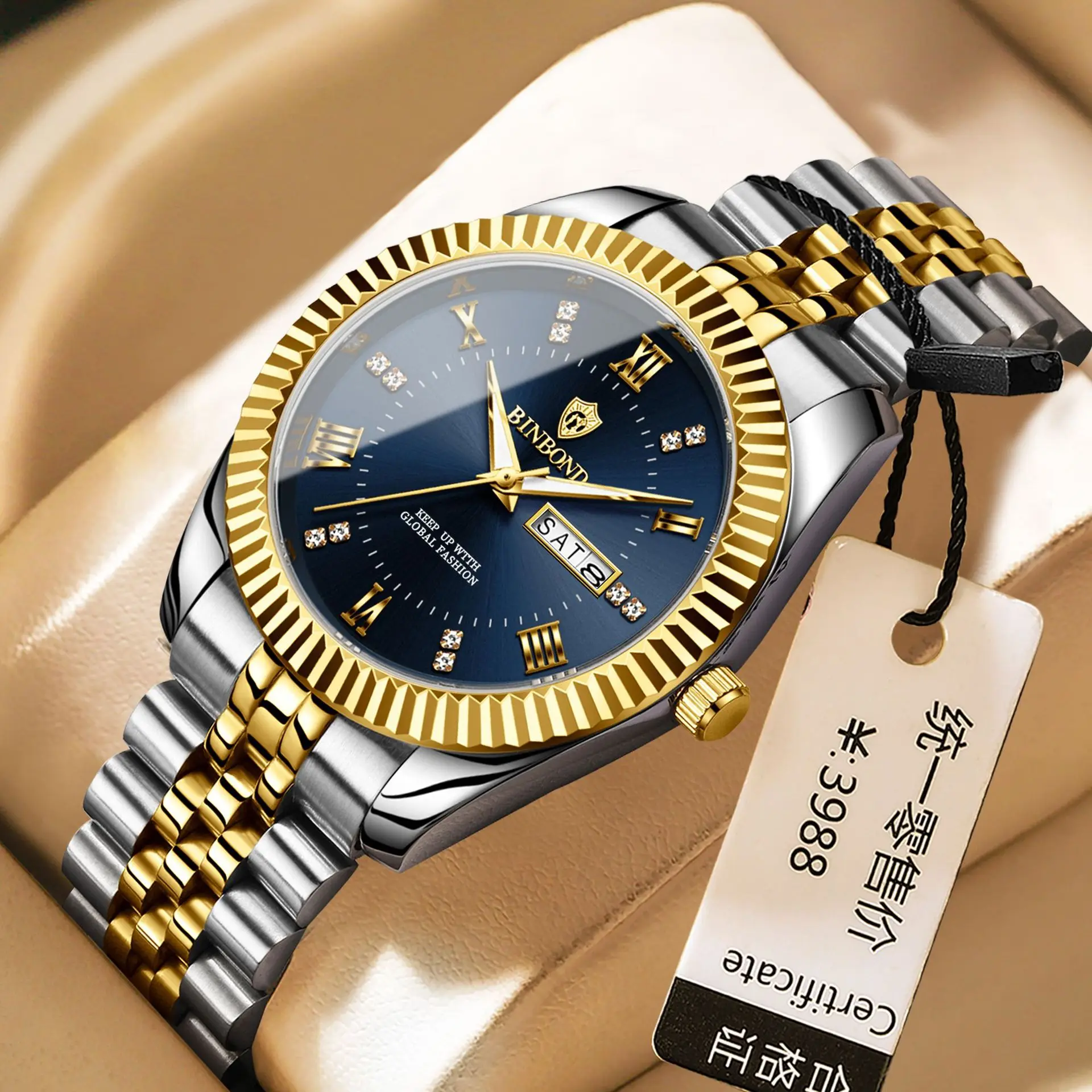 Men's Watch Waterproof Calendar Luminous Fashion High-end Quartz Watches business casual man wristwatch clock
Men's Watch Waterproof Calendar Luminous Fashion High-end Quartz Watches business casual man wristwatch clock