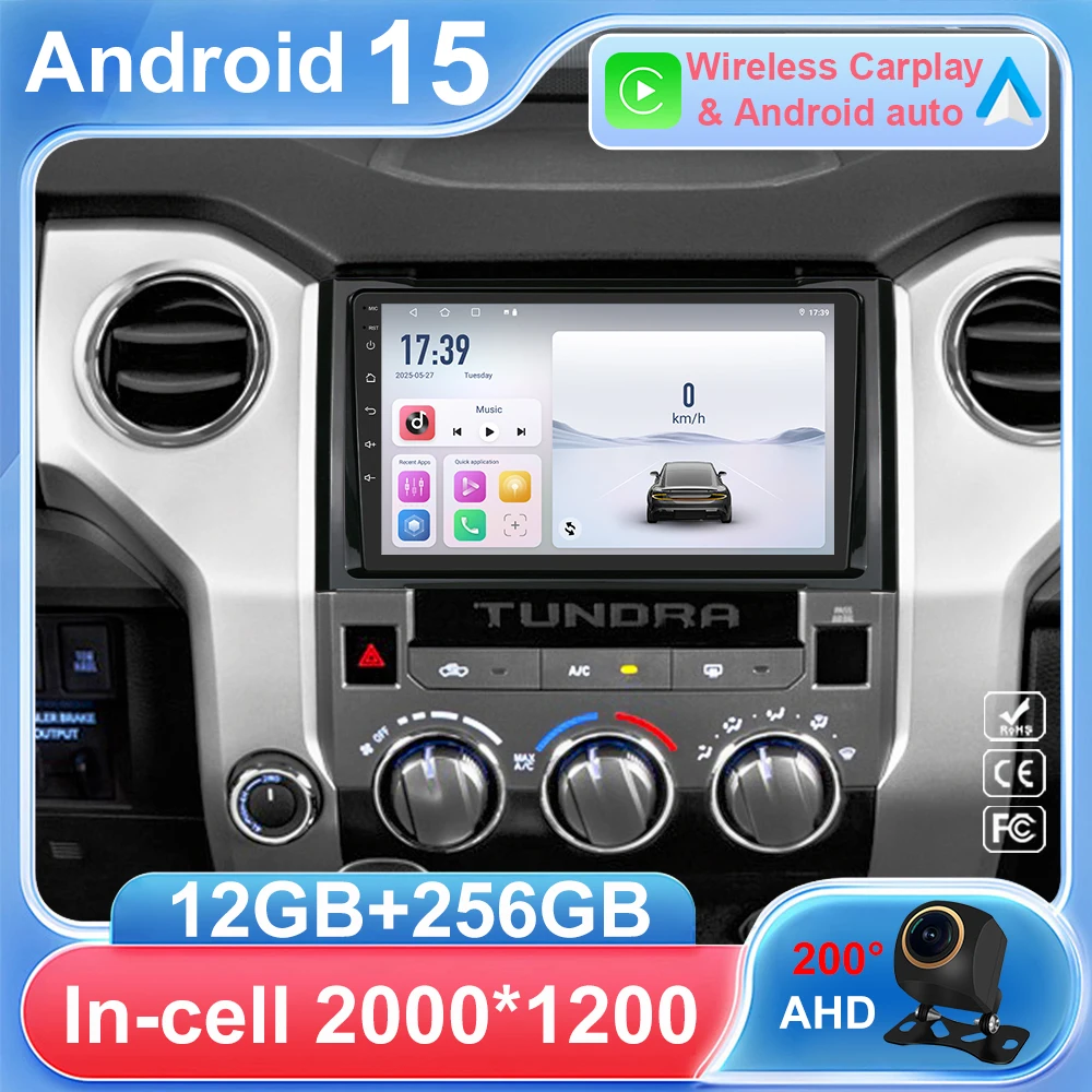 For Toyota Tundra XK50 2007 - 2013 Carplay Auto 4G+WIFI GPS Car Radio Navigation Multimedia Video Player Stereo BT Android 14
For Toyota Tundra XK50 2007 - 2013 Carplay Auto 4G+WIFI GPS Car Radio Navigation Multimedia Video Player Stereo BT Android 14