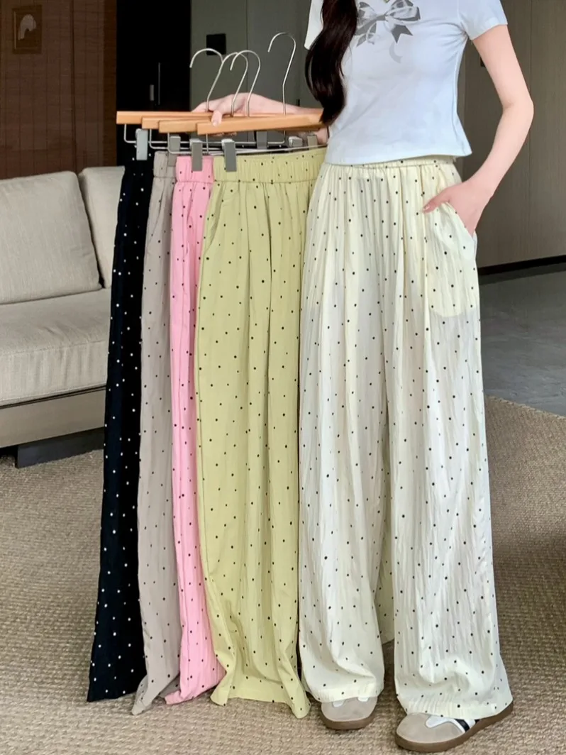 Polo Yamamoto Pants Women's 2024 New Ice Silk Wide Leg Pants Summer High Waist Loose and Slim Slim Hanging Casual Walking Pants
Polo Yamamoto Pants Women's 2024 New Ice Silk Wide Leg Pants Summer High Waist Loose and Slim Slim Hanging Casual Walking Pants