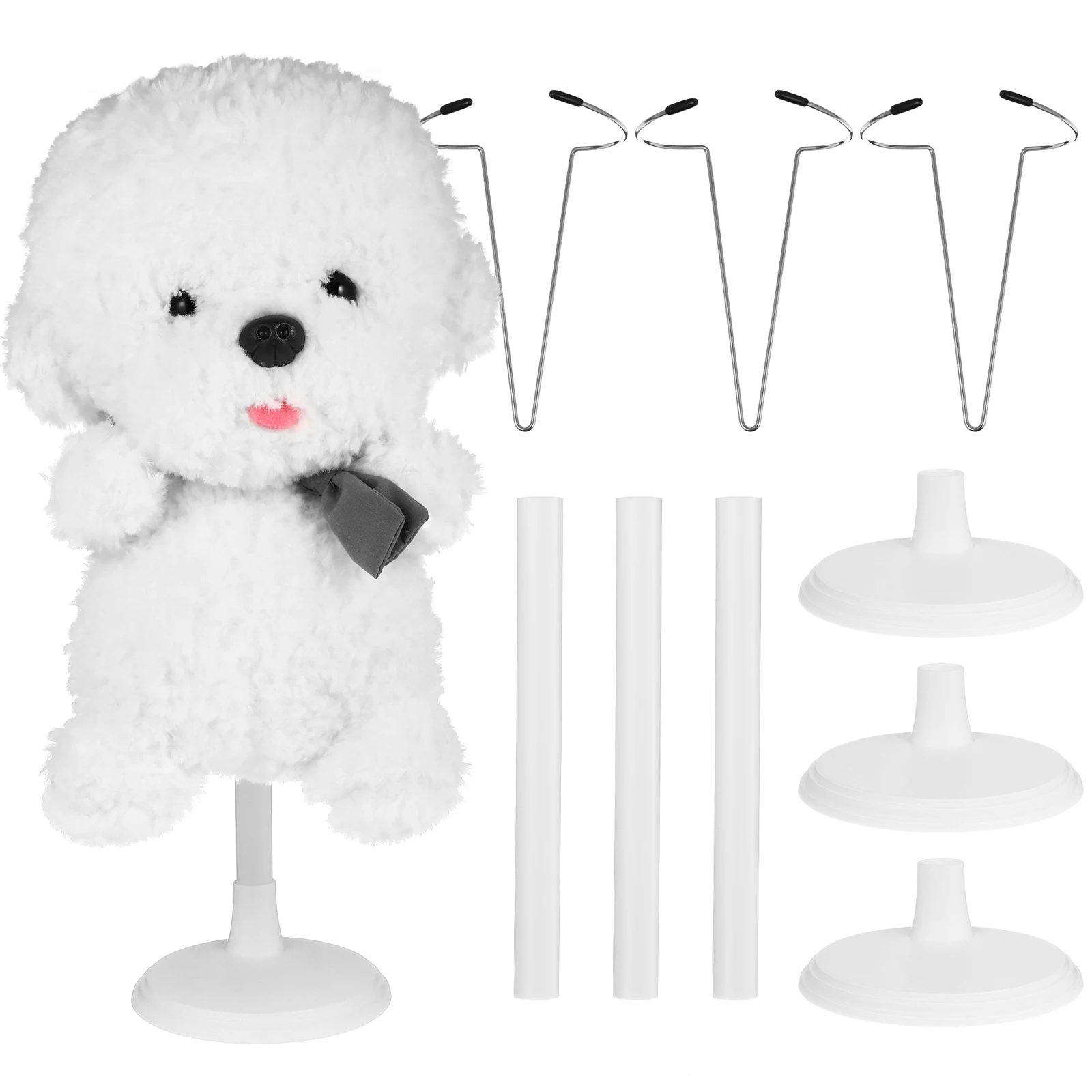 4 Pcs Bracket Organizers Stand Support for Fashion Bear Display Rack Portable Home Shop Decoration White 25cm
4 Pcs Bracket Organizers Stand Support for Fashion Bear Display Rack Portable Home Shop Decoration White 25cm