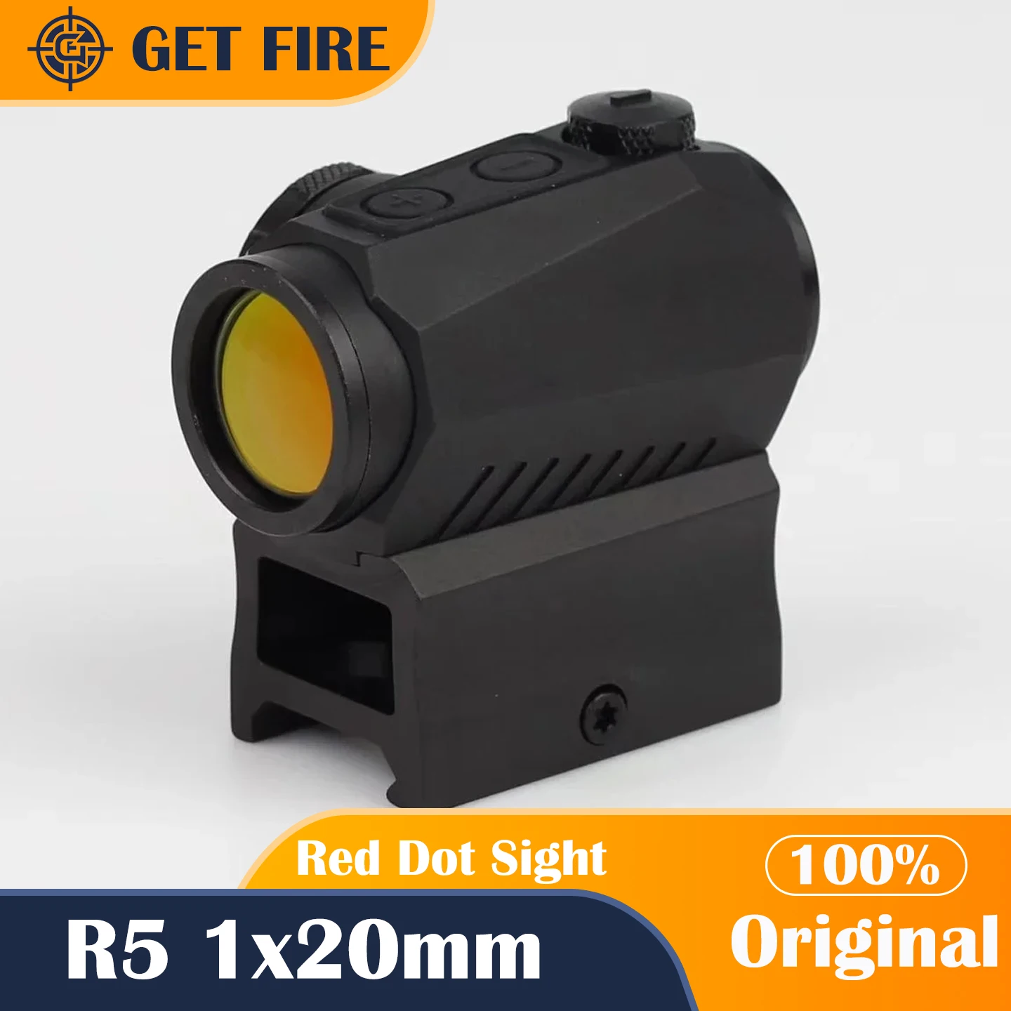 Tactical 1x20mm Compact 2 MOA Red Dot Sight with Low Riser and Co-witness Picatinny Mount for Hunting Scope 52010
Tactical 1x20mm Compact 2 MOA Red Dot Sight with Low Riser and Co-witness Picatinny Mount for Hunting Scope 52010