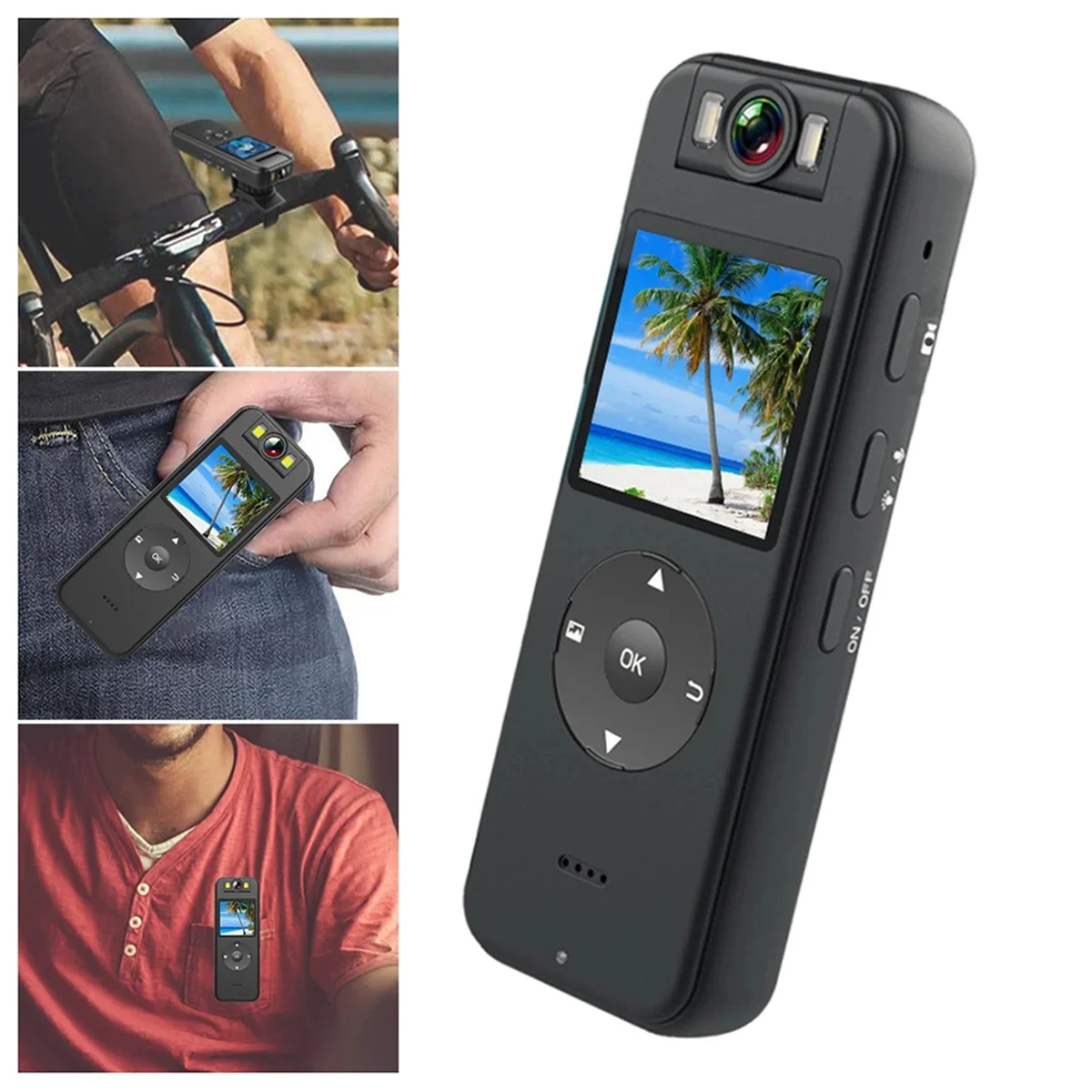 SVFE-gHD 4K Small DV Camera Night Vision WIFI Outdoor Sports Bicycle Driving Recorder with Back Clip Law Enforcement
SVFE-gHD 4K Small DV Camera Night Vision WIFI Outdoor Sports Bicycle Driving Recorder with Back Clip Law Enforcement