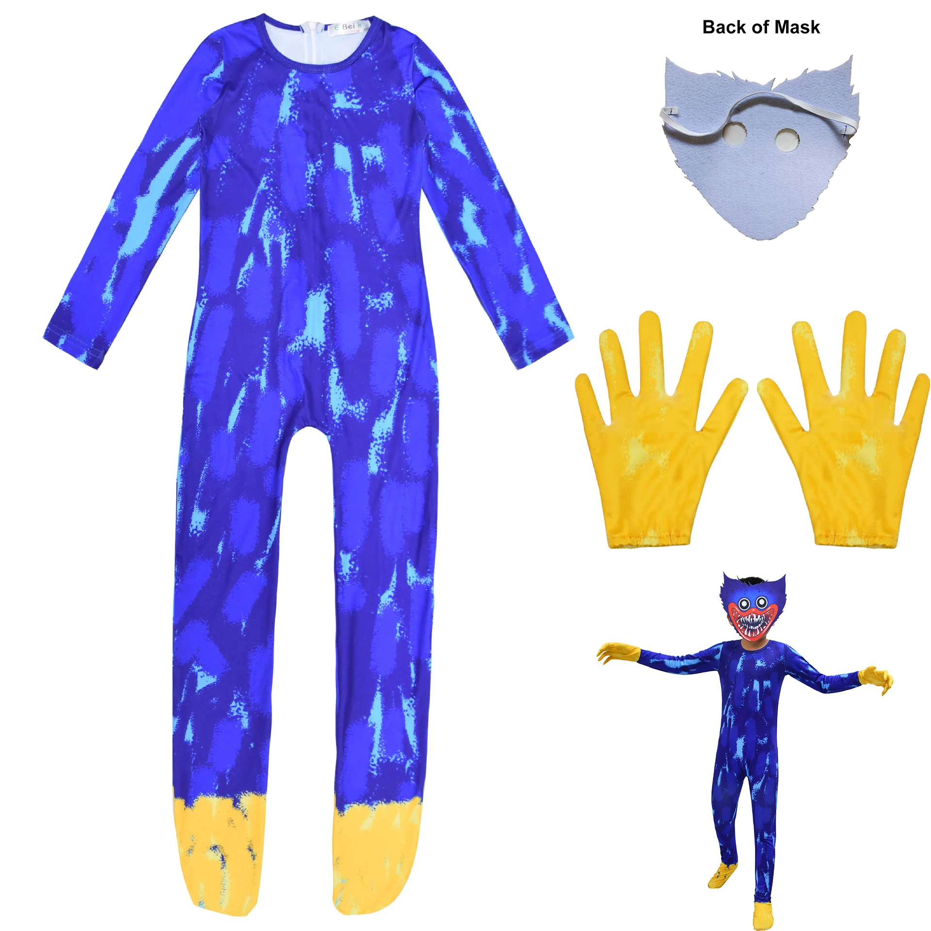 Kids Easter Monster Game Blue Cosplay Costumes for Boys Girls Jumpsuit with Mask Gloves for Kids Halloween Carnival Party Suits
Kids Easter Monster Game Blue Cosplay Costumes for Boys Girls Jumpsuit with Mask Gloves for Kids Halloween Carnival Party Suits