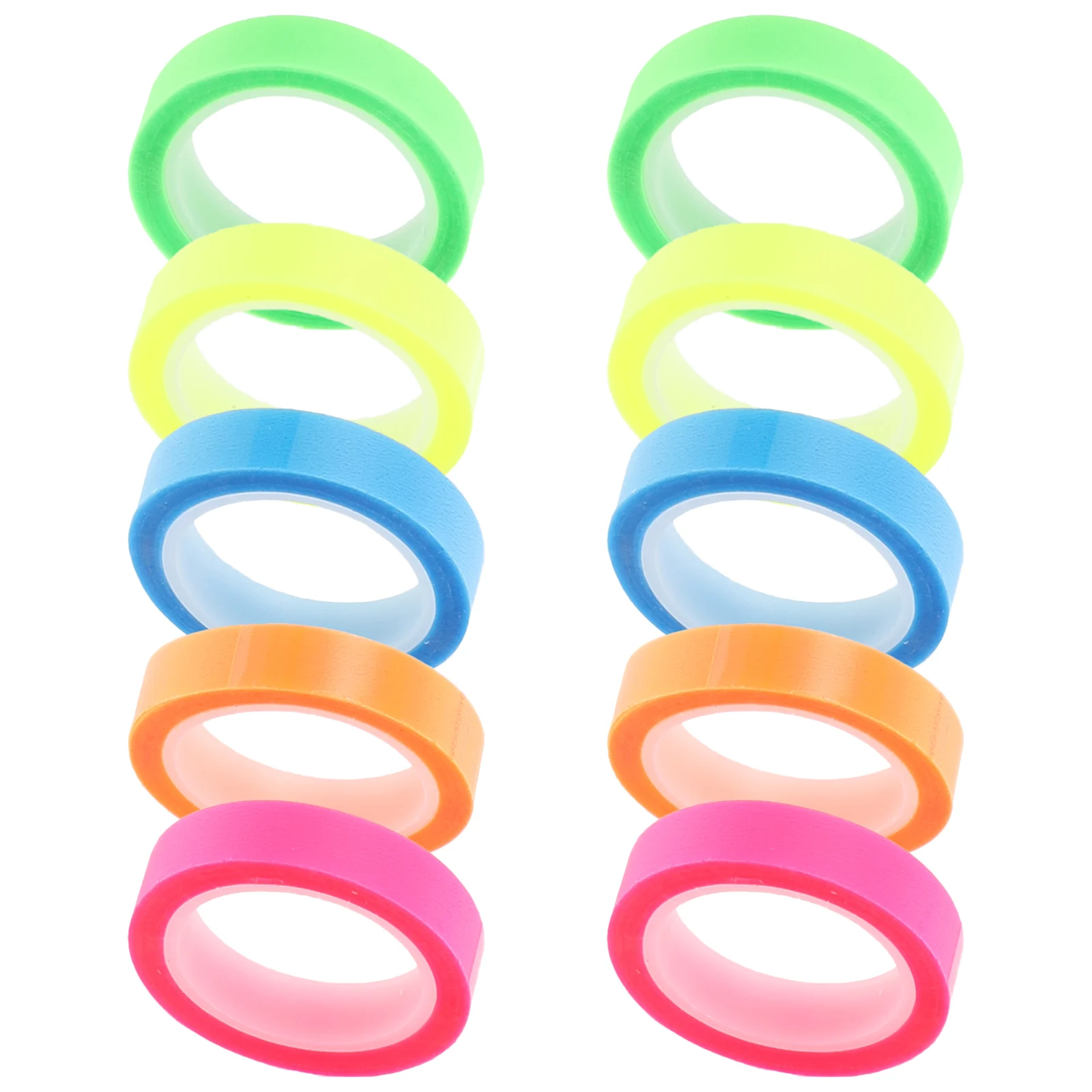 10 Rolls Waterproof Sticky Tape Fluorescent Colors Office School Supplies Highlighter Tapes Book Tabs Sentence Markers
10 Rolls Waterproof Sticky Tape Fluorescent Colors Office School Supplies Highlighter Tapes Book Tabs Sentence Markers