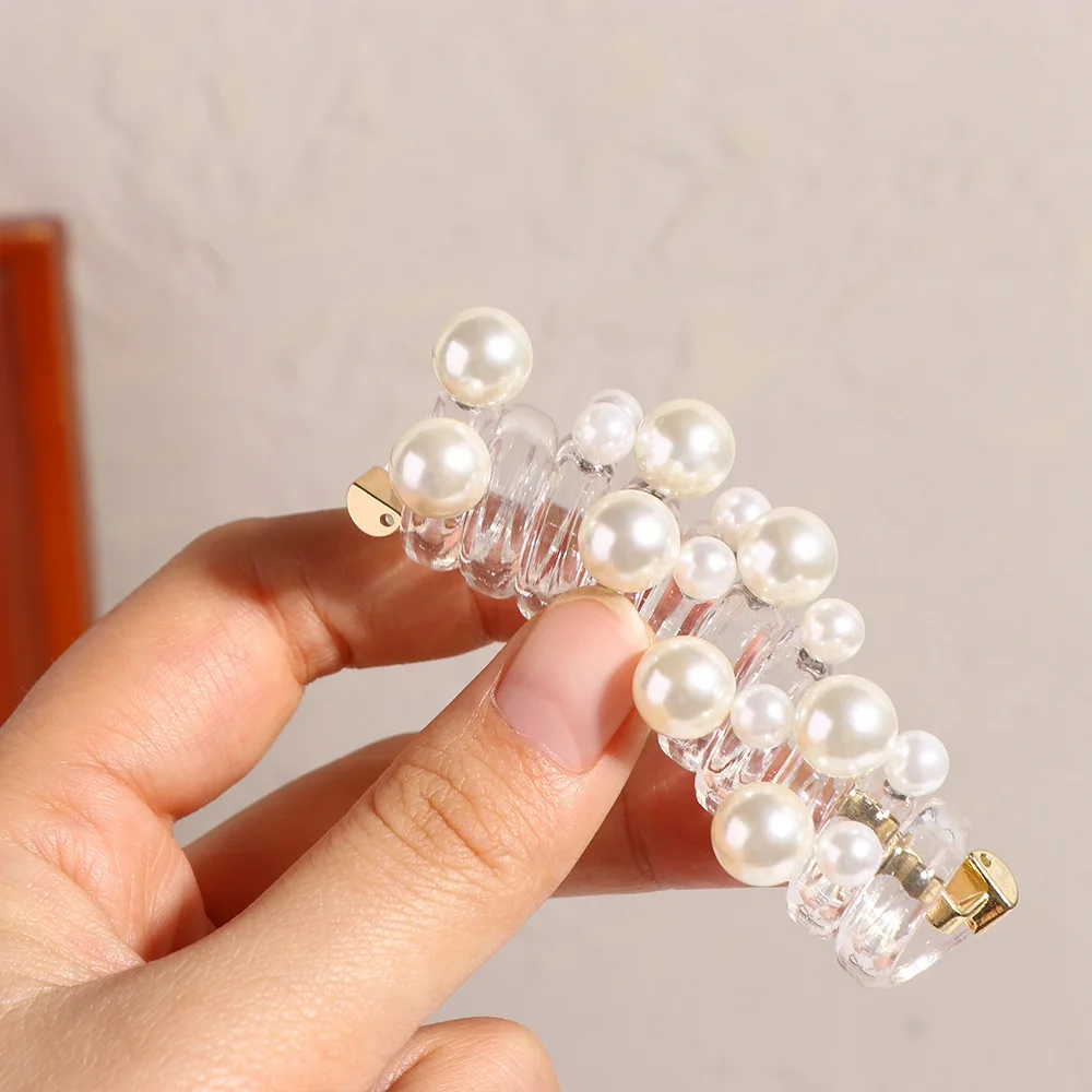 Beads Telephone Line Hair Rope Straight Elastic Transparent Ponytail Holder Scrunchies Korean Style Pearl Hair Ring Wedding
Beads Telephone Line Hair Rope Straight Elastic Transparent Ponytail Holder Scrunchies Korean Style Pearl Hair Ring Wedding