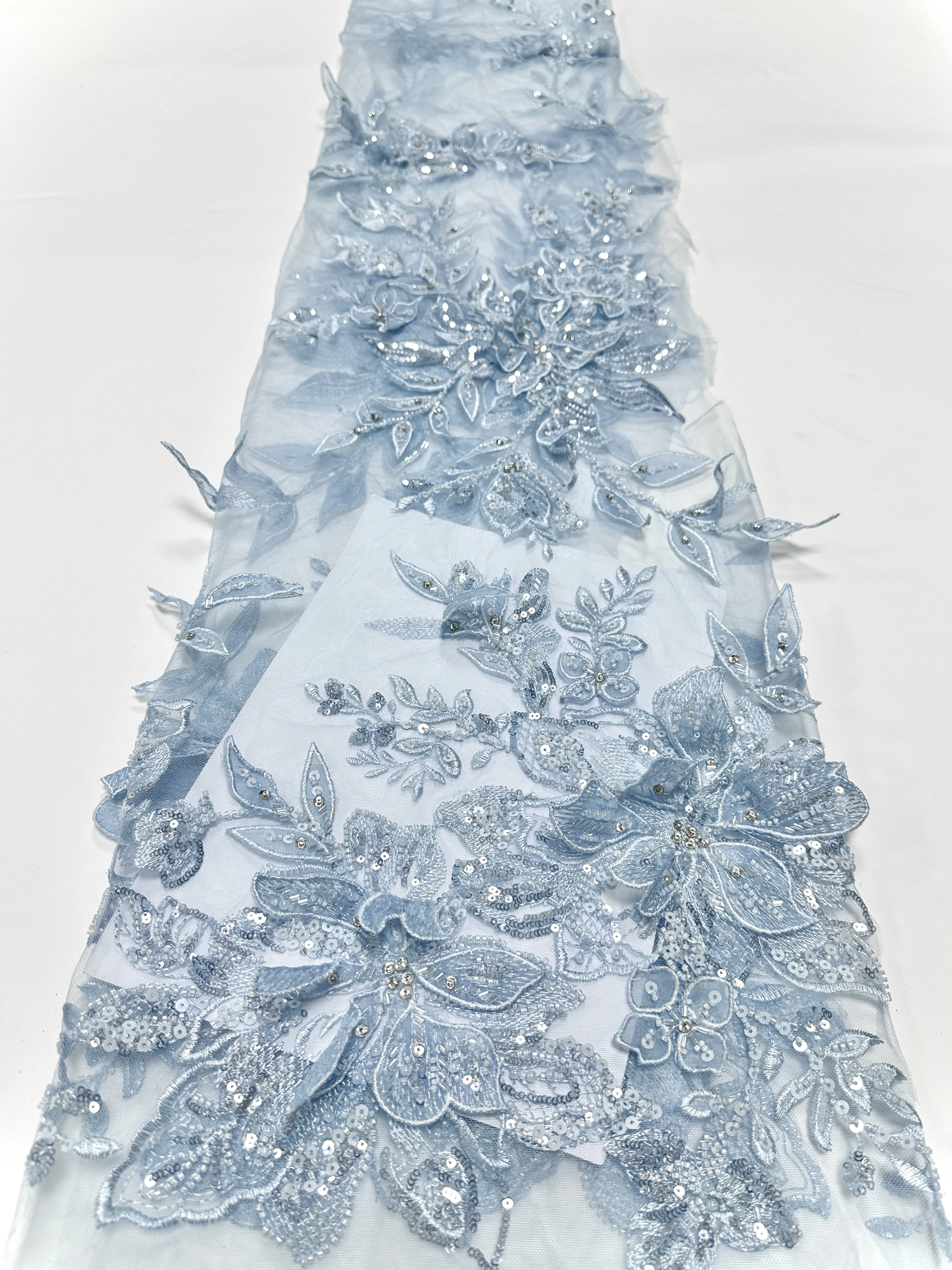 3D Luxury Sequins Beaded Embroidery Lace Fabric 2025 Elegant French Nigerian Bridal Mesh Tulle Lace Fabric Party Dresses
3D Luxury Sequins Beaded Embroidery Lace Fabric 2025 Elegant French Nigerian Bridal Mesh Tulle Lace Fabric Party Dresses
