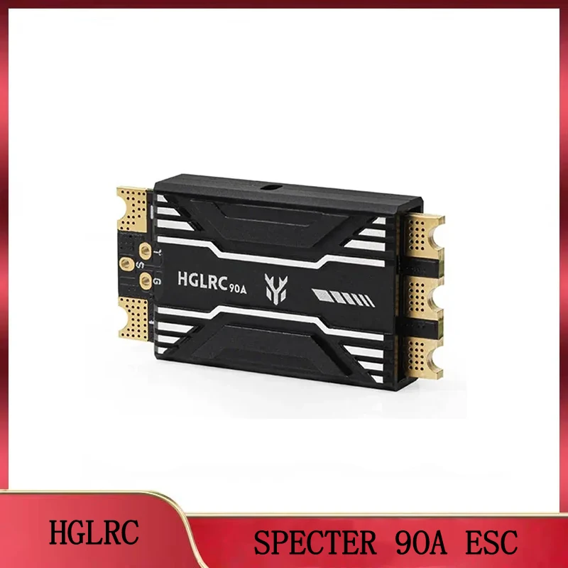 HGLRC SPECTER 90A ESC for FPV Drones - Dual MOS, BL32, Telemetry, 2-8S Input, Compatible with Movie-level X8/X4/XCLASS
HGLRC SPECTER 90A ESC for FPV Drones - Dual MOS, BL32, Telemetry, 2-8S Input, Compatible with Movie-level X8/X4/XCLASS