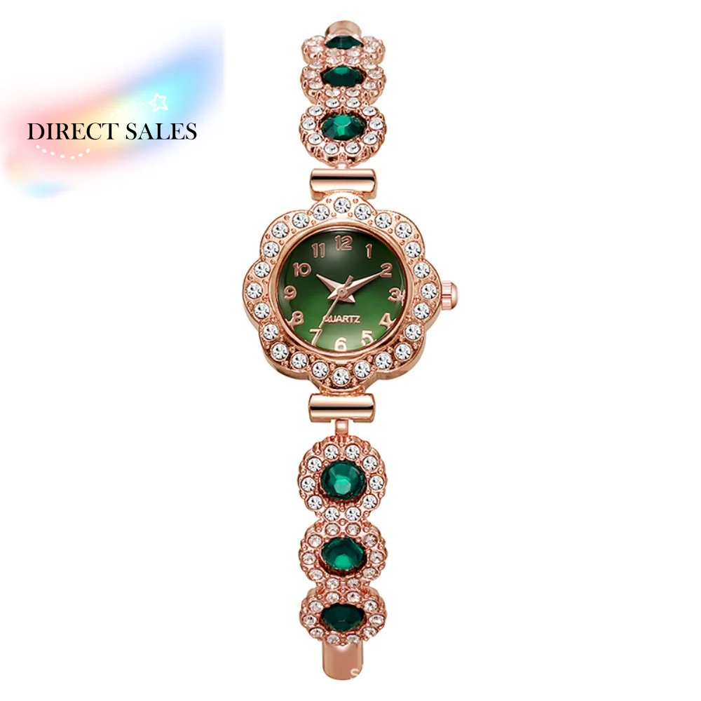 Elegant Women's Bracelet Watch Exquisite Portable Ladies Business Watches Pull Type Simple Rhinestone Quartz Watch Casual Wear
Elegant Women's Bracelet Watch Exquisite Portable Ladies Business Watches Pull Type Simple Rhinestone Quartz Watch Casual Wear