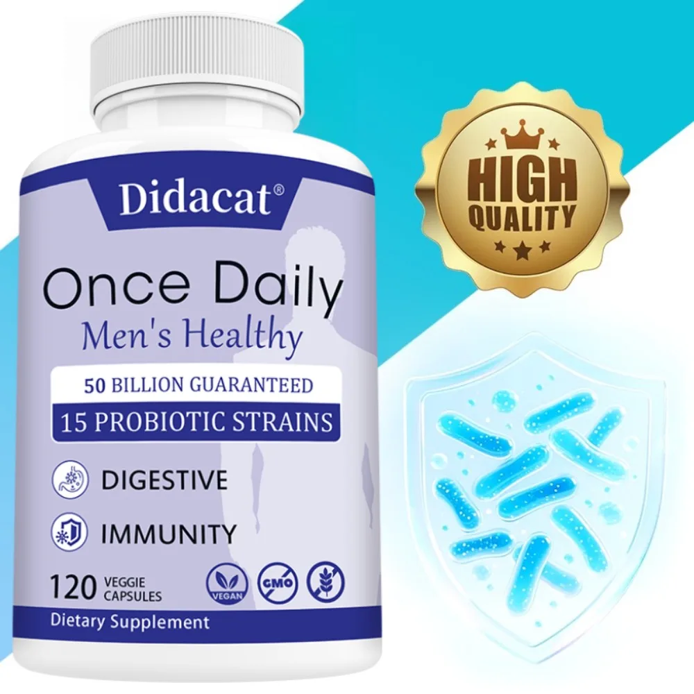 Probiotics Capsules for Men, Nutritional Absorption, Digestion, Immune Support, Urinary Health, Reduce Bloating
Probiotics Capsules for Men, Nutritional Absorption, Digestion, Immune Support, Urinary Health, Reduce Bloating