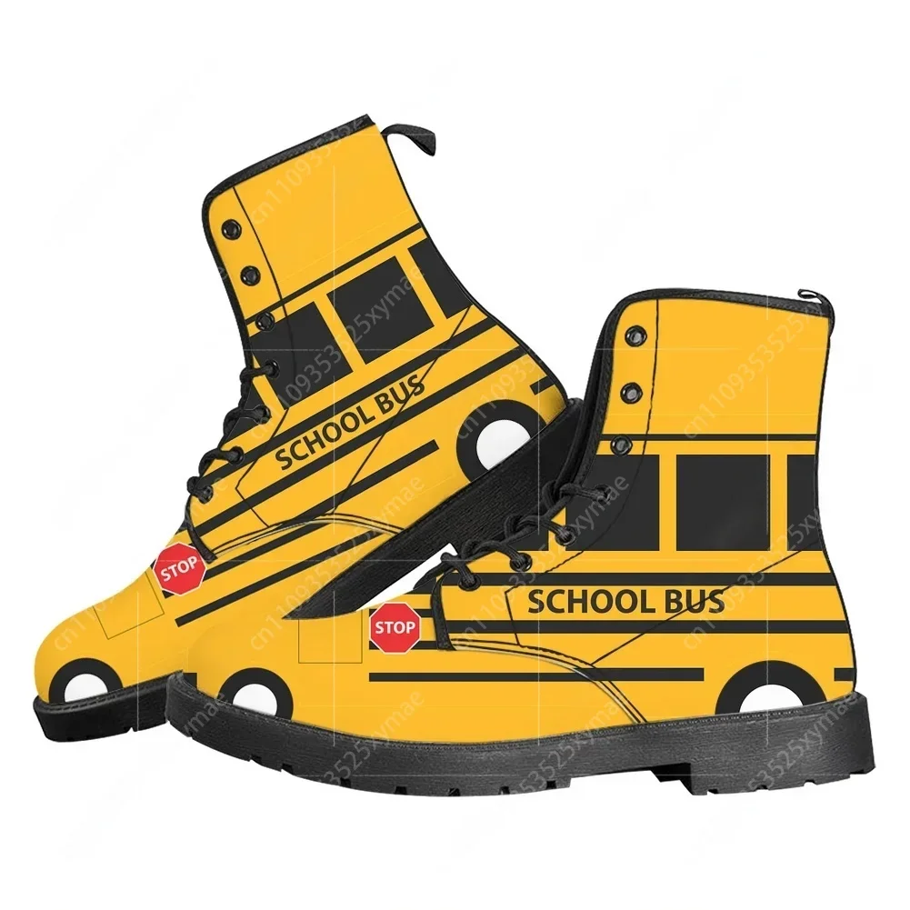 Yellow School Bus Printed Casual Boots Mens Womens Teenager Shoes Fashion 3D Boot Outdoor High Quality Customize Made Shoe
Yellow School Bus Printed Casual Boots Mens Womens Teenager Shoes Fashion 3D Boot Outdoor High Quality Customize Made Shoe