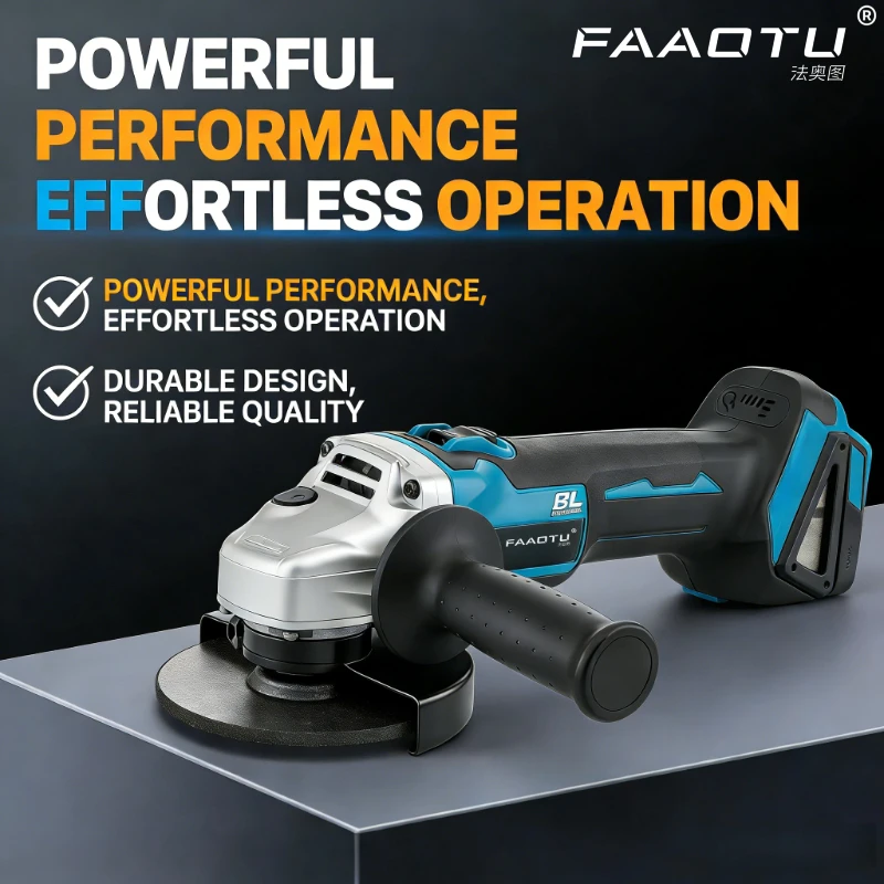 FAAOTU 504 Brushless Angle Grinder - Same Quality & Performance as MT, High Power & Durable Suitable for MT battery NO battery
FAAOTU 504 Brushless Angle Grinder - Same Quality & Performance as MT, High Power & Durable Suitable for MT battery NO battery