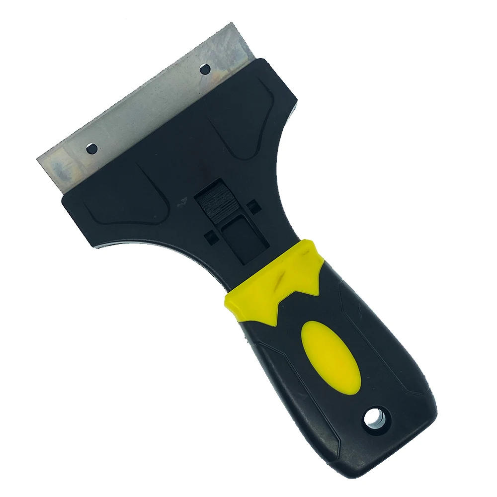 Scraper Carbon Steel Hand Tool, ABS with TPR Handle Multifunctions Sticker Glue Removable Floor Window Glass Cleaner Puffy Knife
Scraper Carbon Steel Hand Tool, ABS with TPR Handle Multifunctions Sticker Glue Removable Floor Window Glass Cleaner Puffy Knife