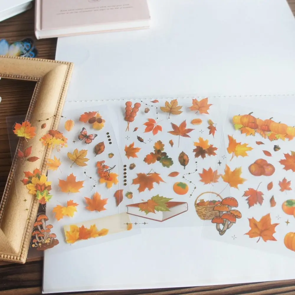 3 Sheets Natural Pinecone Fruit Leaves in Autumn Design PVC Sticker Gift Tag Decoration Scrapbooking DIY Sticker
3 Sheets Natural Pinecone Fruit Leaves in Autumn Design PVC Sticker Gift Tag Decoration Scrapbooking DIY Sticker