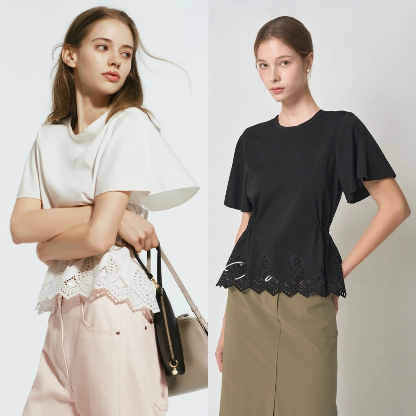 Elegant Embroidered Hollow out Lace Trim Cotton Shirt Commute Versatile Slimming Style Short Sleeve Korean Fashion
Elegant Embroidered Hollow out Lace Trim Cotton Shirt Commute Versatile Slimming Style Short Sleeve Korean Fashion
