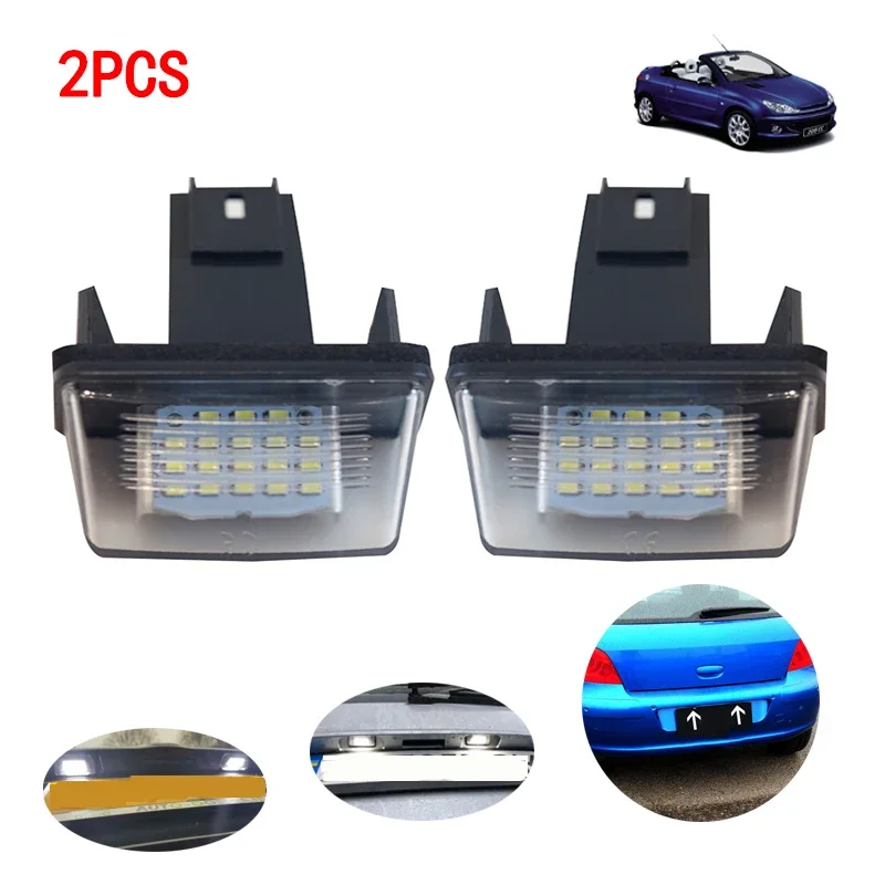 Car Number License Plate Light Exterior Lighting for Peugeot 206 207 306 307 406 407 for Citroen C3 C4 C5 12V 6500K 18LED
Car Number License Plate Light Exterior Lighting for Peugeot 206 207 306 307 406 407 for Citroen C3 C4 C5 12V 6500K 18LED