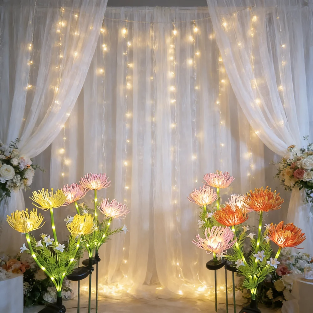 Outdoor Summer Garden Lights for Wedding Party Holiday Yard Decoration Simulation Plants Solar LED Lawn Lamp Eternal Flower
Outdoor Summer Garden Lights for Wedding Party Holiday Yard Decoration Simulation Plants Solar LED Lawn Lamp Eternal Flower