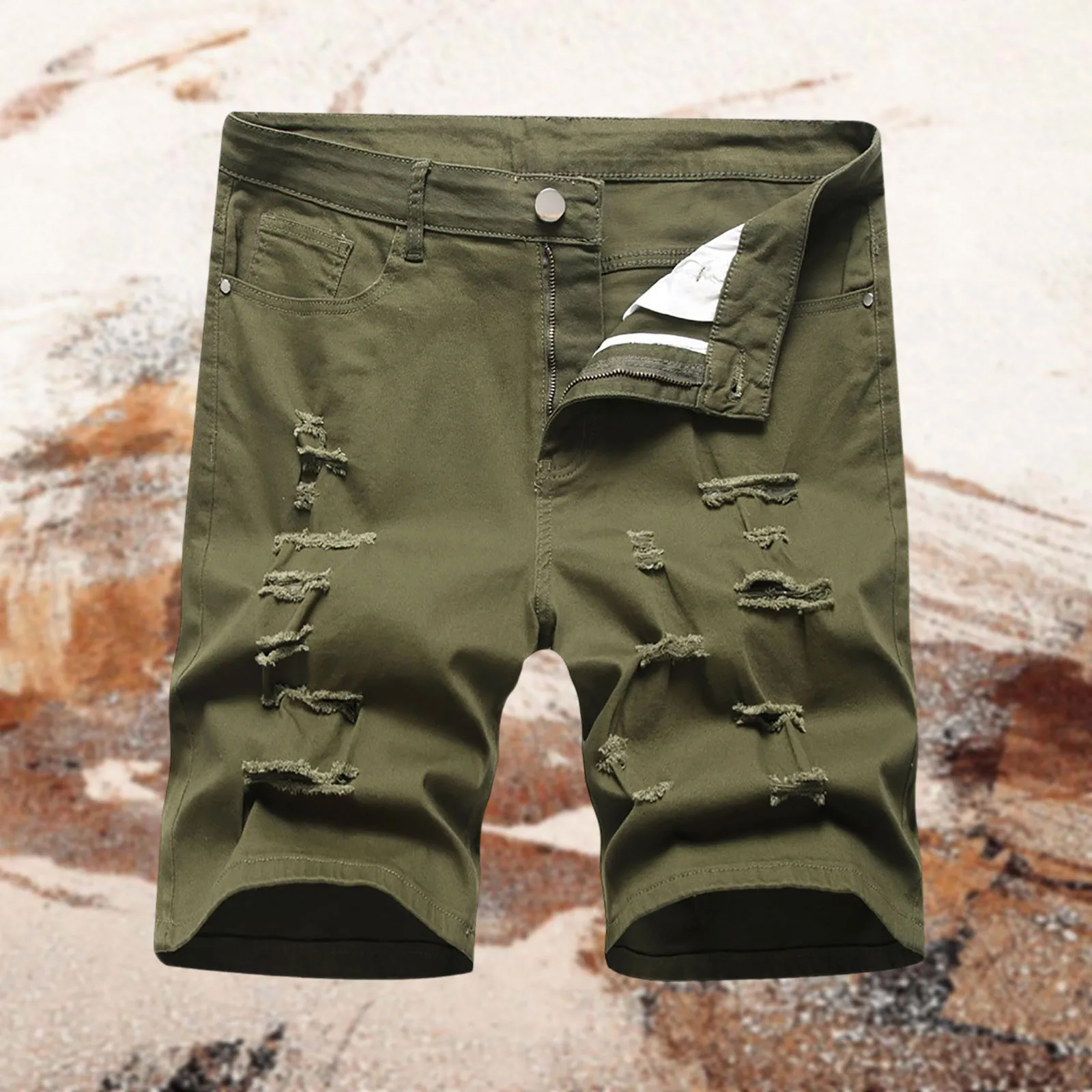 2025 Shorts Men Hole Jeans Streetwear Mid Waist Washed Distressed Pockets Knee Length Vintage Ripped Denims Straight Short Pants
2025 Shorts Men Hole Jeans Streetwear Mid Waist Washed Distressed Pockets Knee Length Vintage Ripped Denims Straight Short Pants