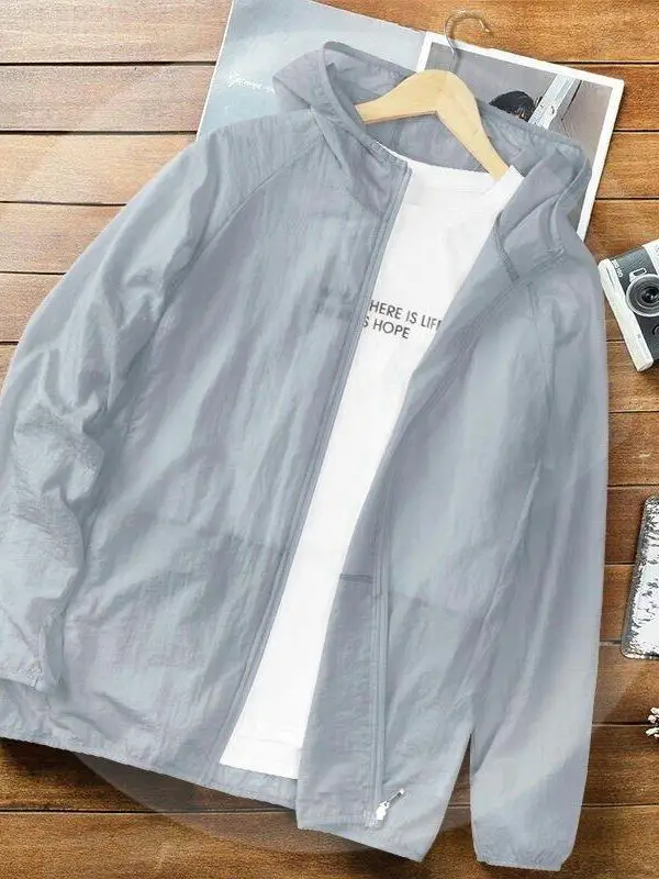 Ice Silk Thin Sun Protection Clothing Men's Summer Breathable Skin Jacket Fishing Sun Protection Suit Jacket Open Cardigan Ou...
Ice Silk Thin Sun Protection Clothing Men's Summer Breathable Skin Jacket Fishing Sun Protection Suit Jacket Open Cardigan Ou...