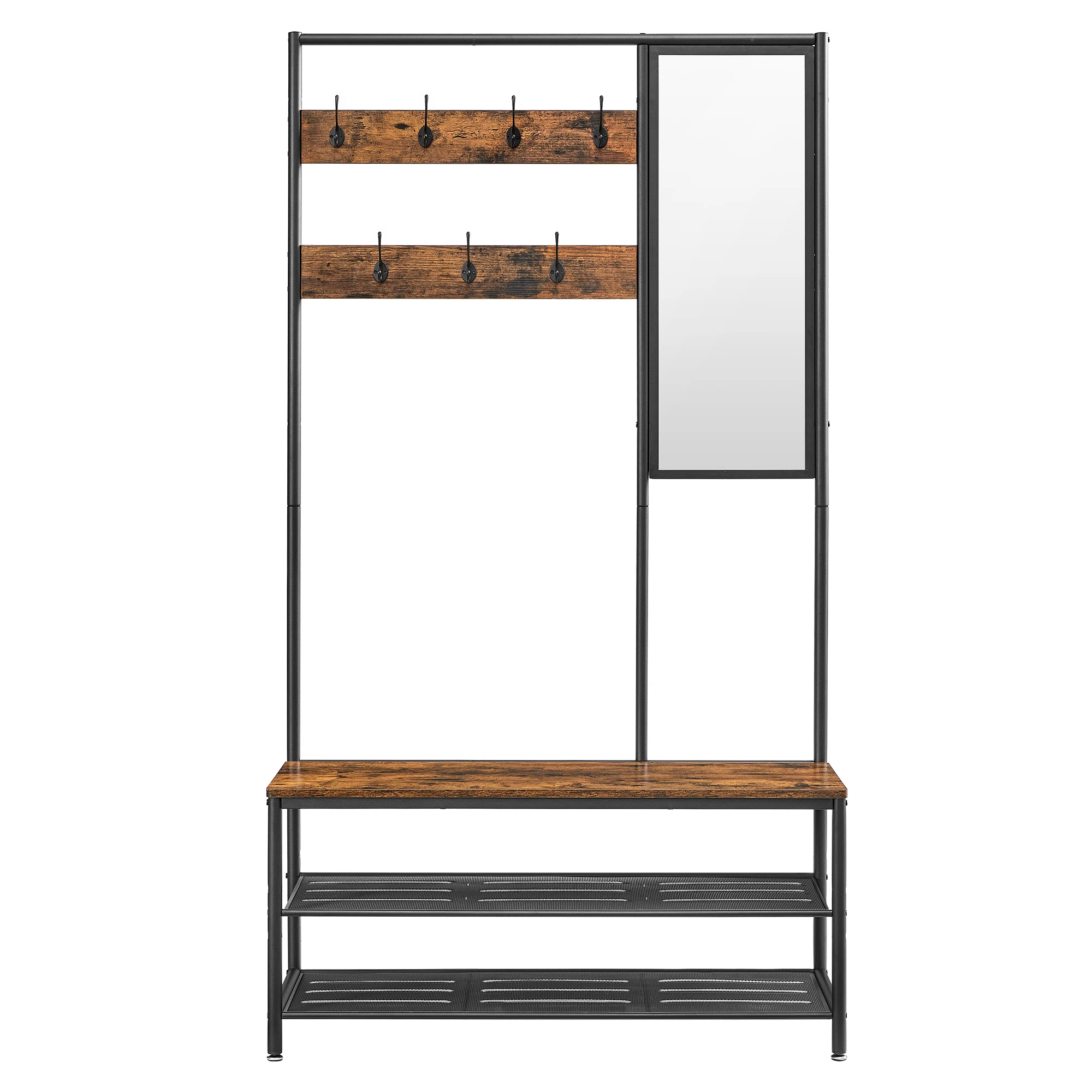 VASAGLE Coat Rack Shoe Bench with Mirror, Hall Tree with Bench and Shoe Storage Shelves, 13.8 x 38.6 x 70.9 inches
VASAGLE Coat Rack Shoe Bench with Mirror, Hall Tree with Bench and Shoe Storage Shelves, 13.8 x 38.6 x 70.9 inches