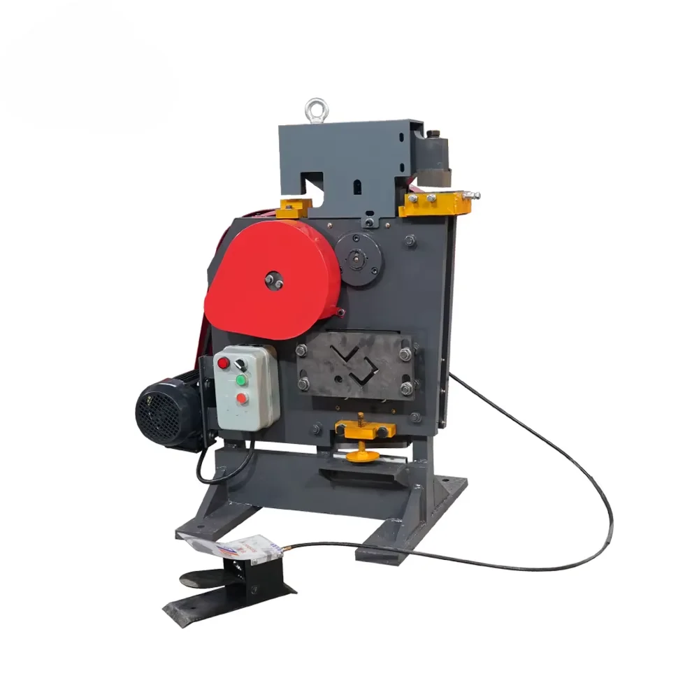 QA32 Iron Worker Machines Punching and Shearing Machine Combined with Channel Steel Punching and Metal Shearing Machine