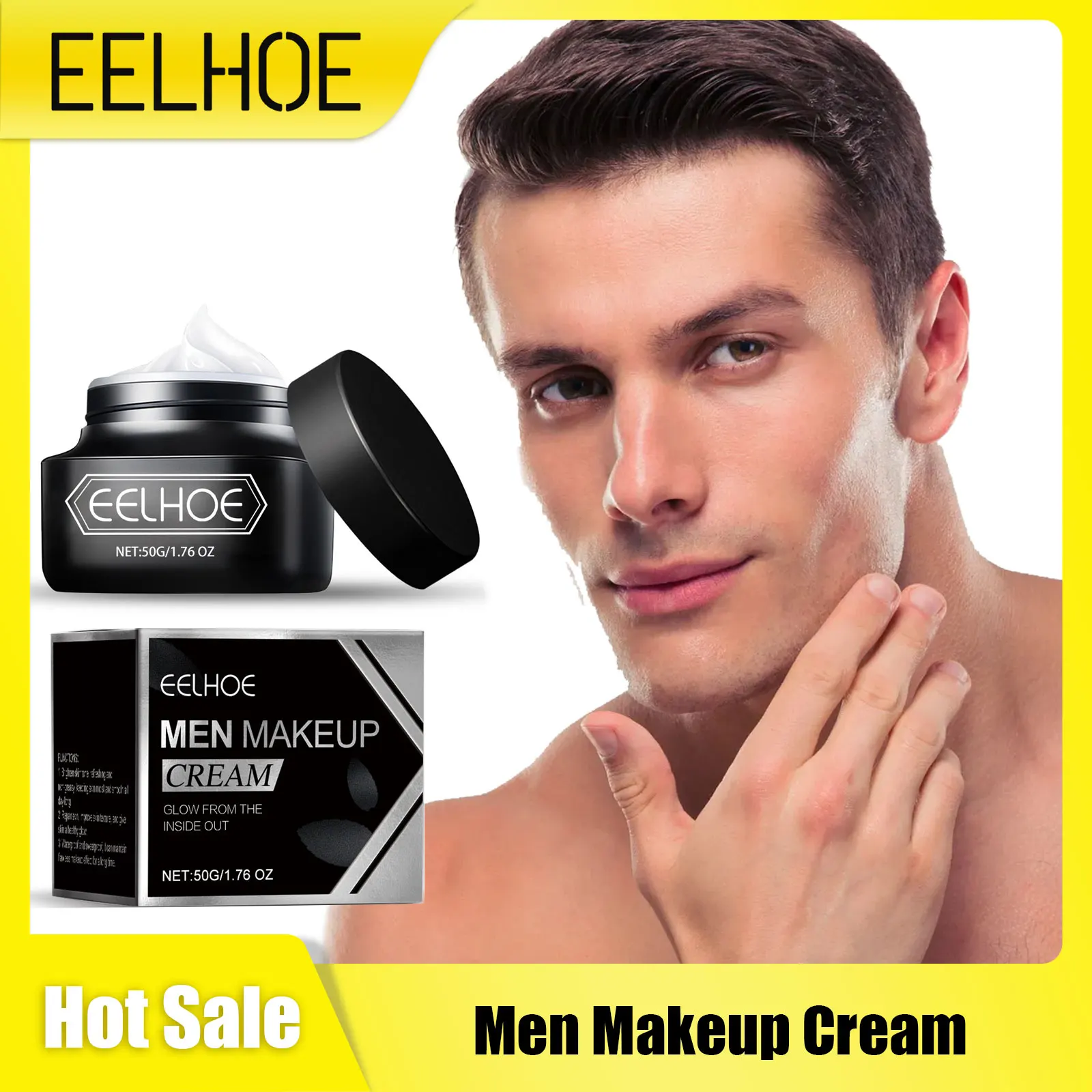 Man Makeup Cream Moisturizing Skin Brightening Cover Blemish Concealer Oil Control Invisible Pores Centella Lasting Makeup Cream
Man Makeup Cream Moisturizing Skin Brightening Cover Blemish Concealer Oil Control Invisible Pores Centella Lasting Makeup Cream