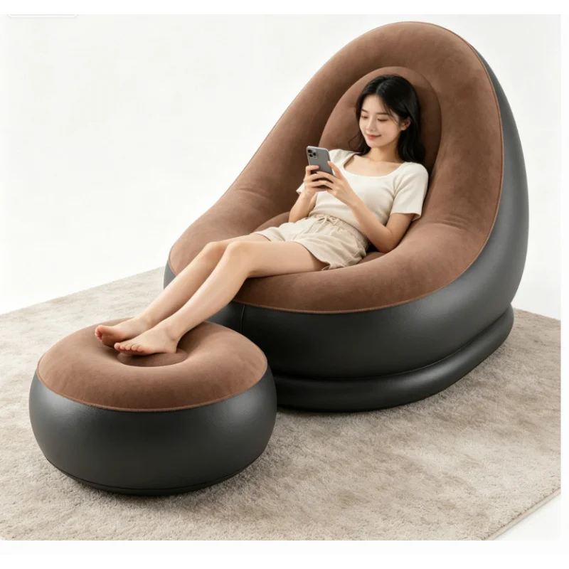 2 Pieces Inflatable Leisure Chaise Lounge Outdoor Camping Garden Reclining Couch Portable Sofa With Ottoman Footstool Set
2 Pieces Inflatable Leisure Chaise Lounge Outdoor Camping Garden Reclining Couch Portable Sofa With Ottoman Footstool Set
