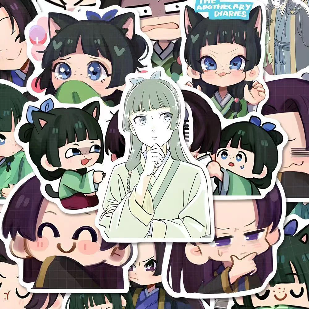 10/30/50pcs Apothecary Diaries Maomao Stickers Costume Drama Anime Sticker Aesthetics Luggage Notebook Jinshi Decal Decoration
10/30/50pcs Apothecary Diaries Maomao Stickers Costume Drama Anime Sticker Aesthetics Luggage Notebook Jinshi Decal Decoration