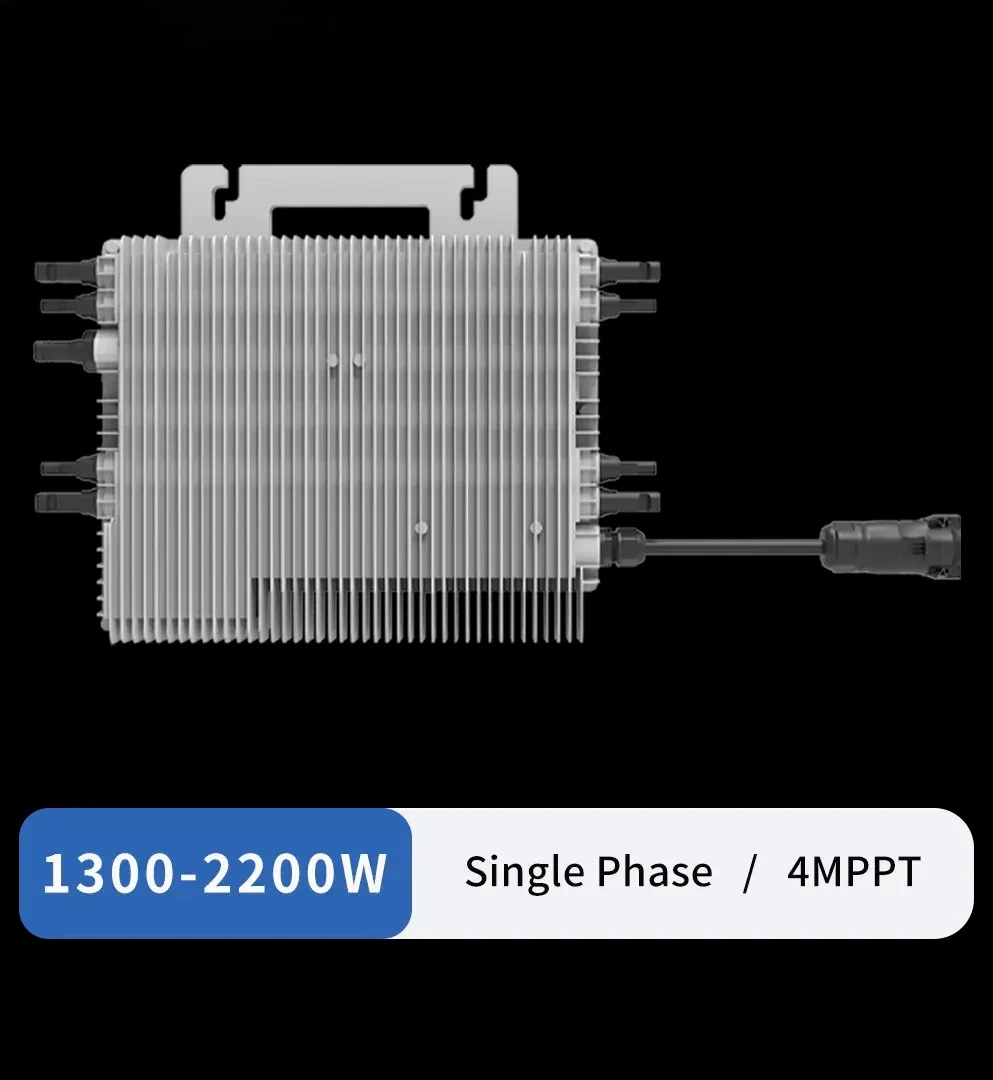 SUN-M160G4-EU Deye 1.6kW IP67 Waterproof For Home Balcony & Rooftop 4 MPPT Wi-Fi Microinverter
SUN-M160G4-EU Deye 1.6kW IP67 Waterproof For Home Balcony & Rooftop 4 MPPT Wi-Fi Microinverter