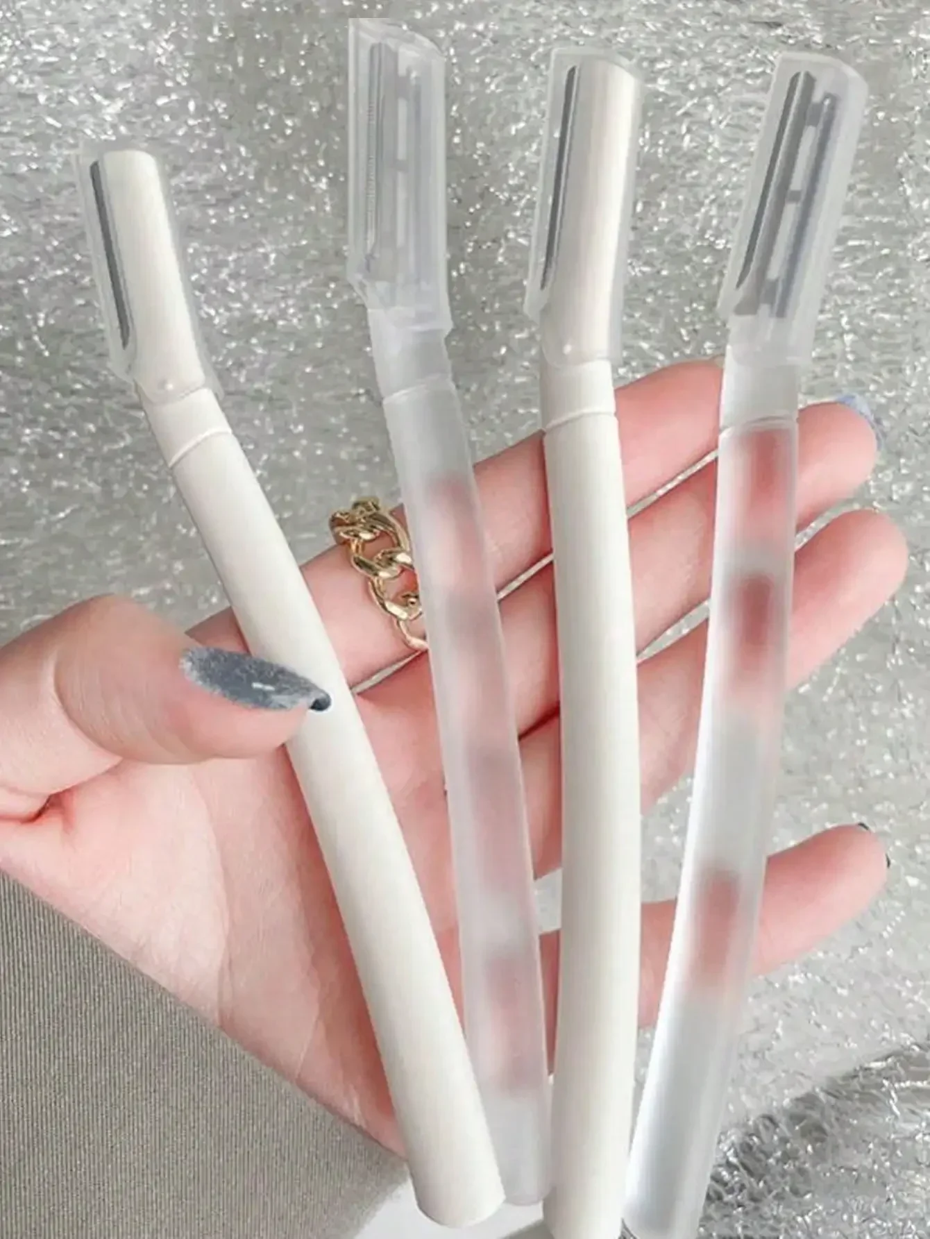 4pcs Straight Handle Eyebrow Trimmer Eyebrow Trimmer Crescent Eyebrow Trimmer Scratchproof Portable Beauty Tool Trimming Blade
4pcs Straight Handle Eyebrow Trimmer Eyebrow Trimmer Crescent Eyebrow Trimmer Scratchproof Portable Beauty Tool Trimming Blade