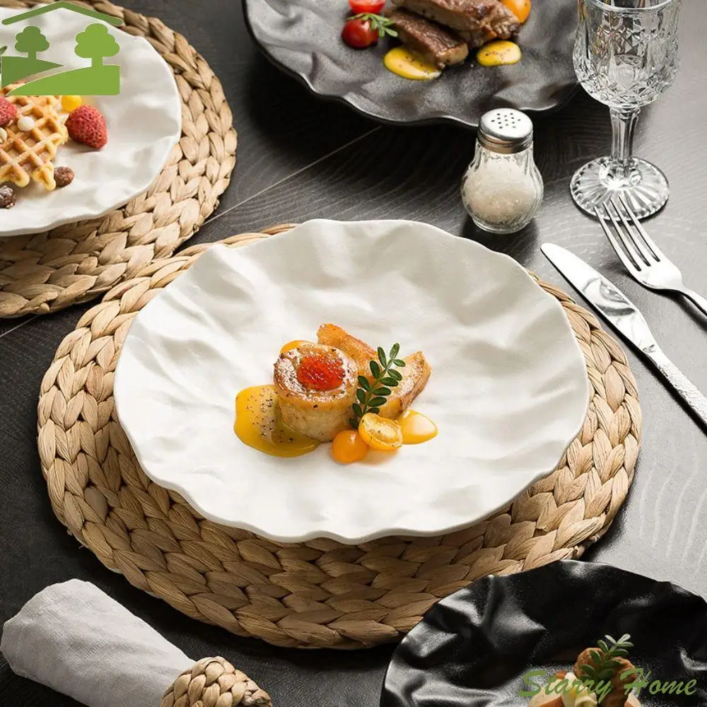 Kitchen Organizer Ceramic Western Cuisine Plate Reusable Multi-Function Steak Plate Creative Storage Dish Dinner
Kitchen Organizer Ceramic Western Cuisine Plate Reusable Multi-Function Steak Plate Creative Storage Dish Dinner