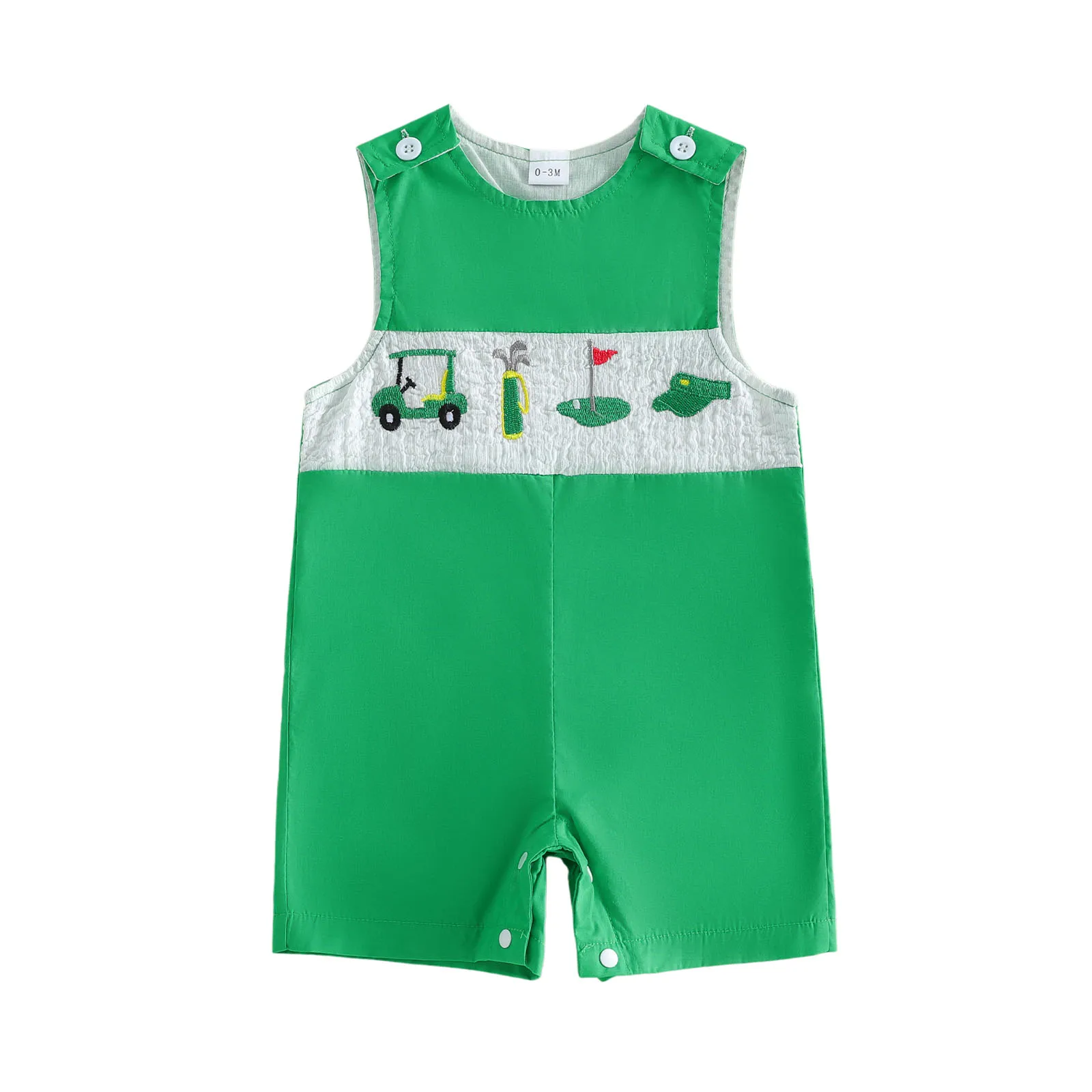 Baby Boys Jumpsuit Sleeveless Crew Neck Golf Theme Summer Romper Clothes for Casual Daily
Baby Boys Jumpsuit Sleeveless Crew Neck Golf Theme Summer Romper Clothes for Casual Daily